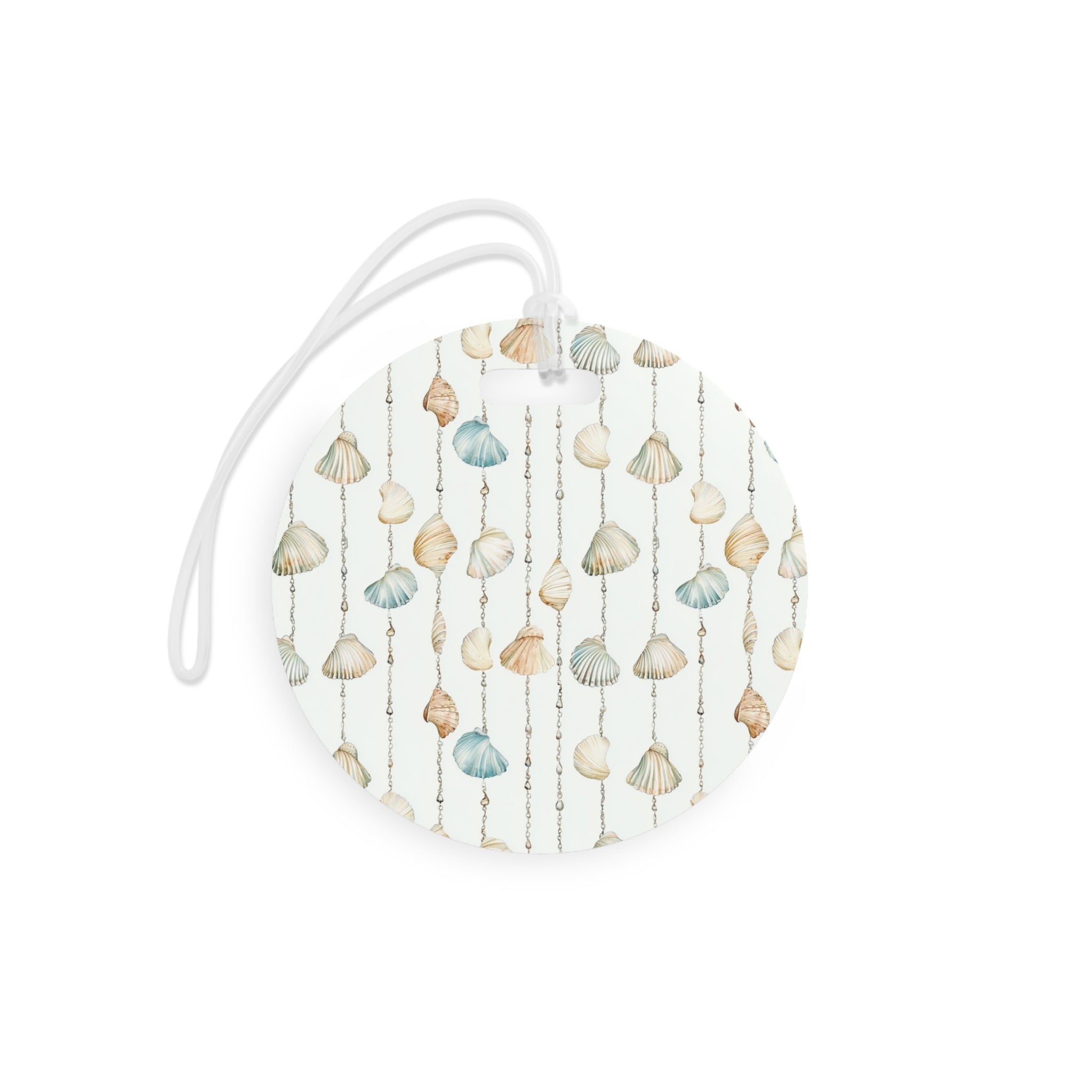 Seashell Lover Luggage Tag, Travel Accessories, Luggage, Vacation must have, Beach Vacation Supplies