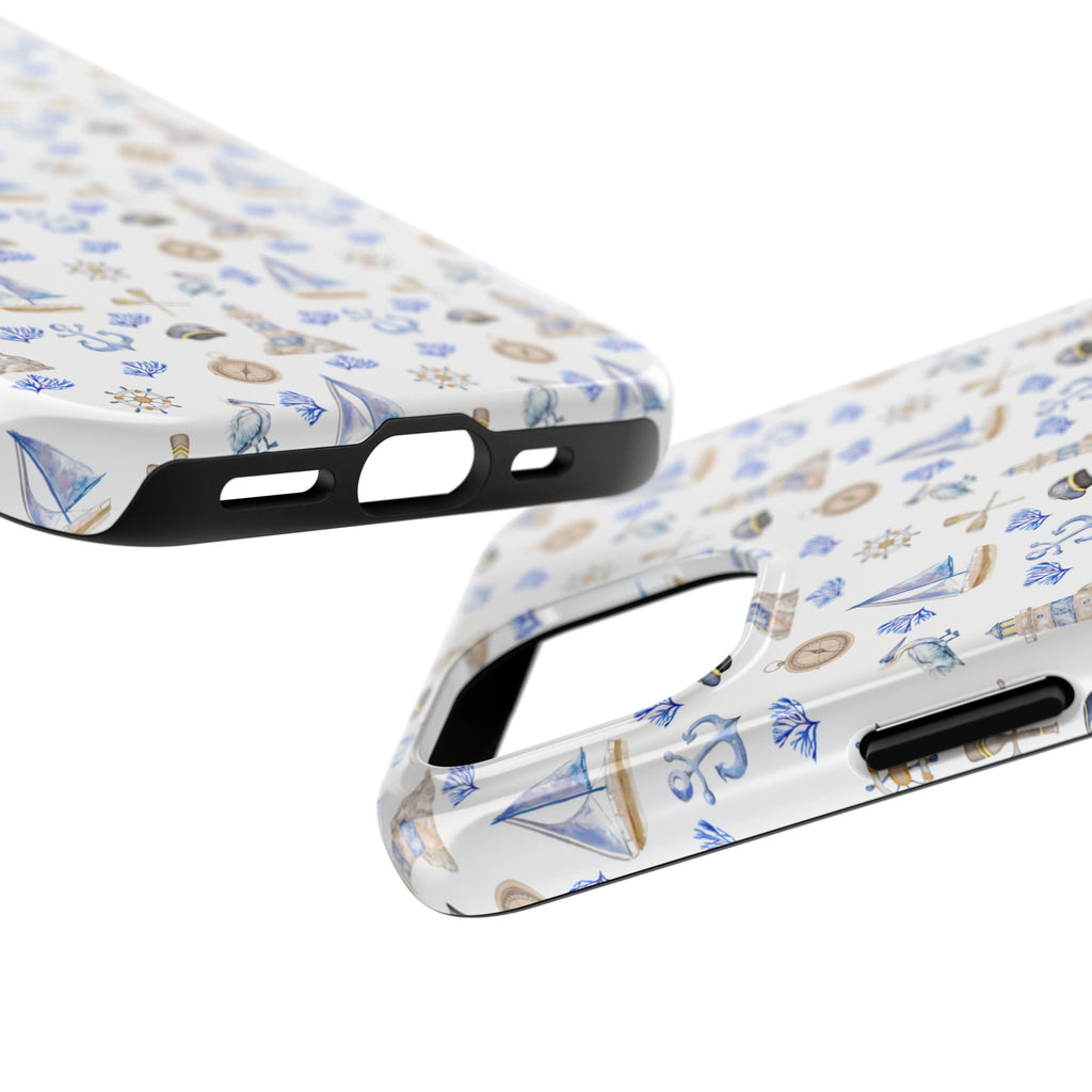 Sail Away- Nautical Phone Case - Tough Sea Adventure Phone Cover, Gifts for Beach Lovers, Summer Decor, Ocean-Inspired Protection