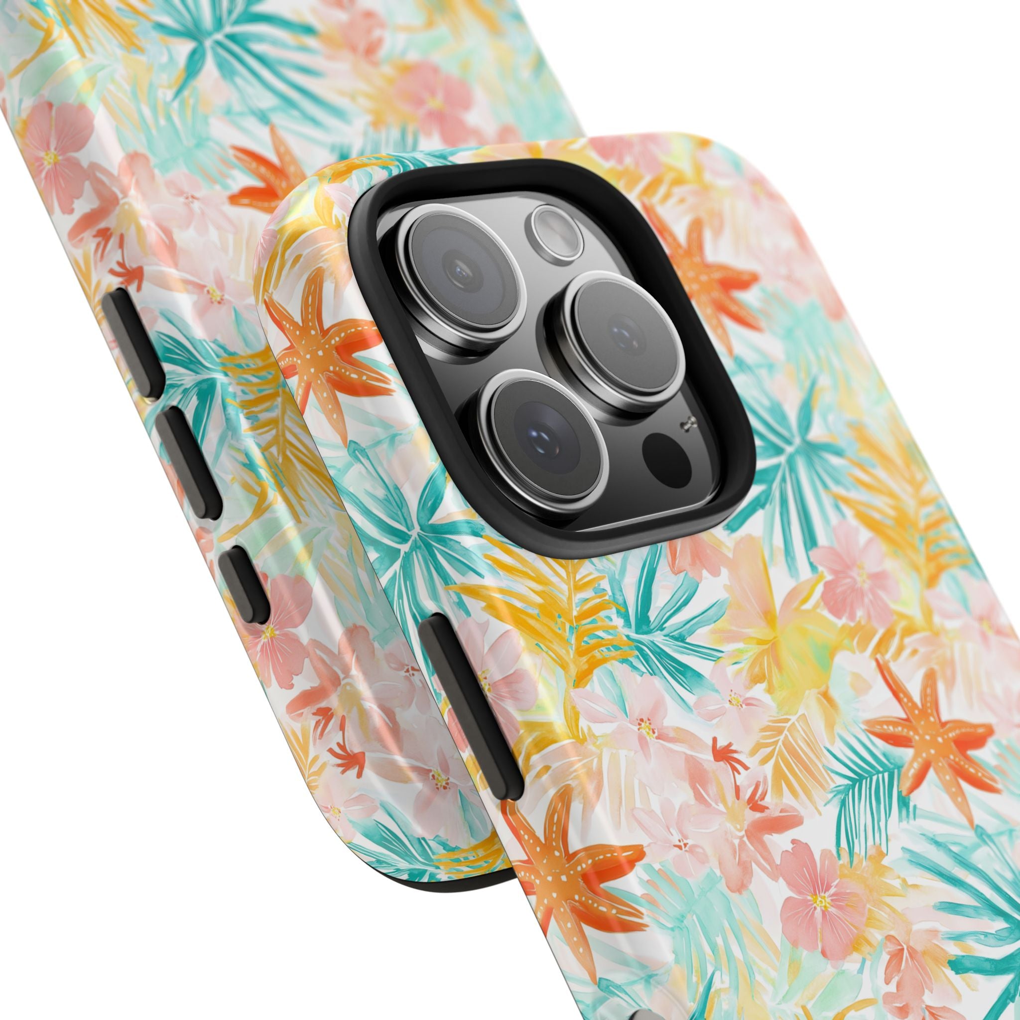Tropical Starfish - Floral Phone Case - Summer Vibe, Durable Protection, Gift for Beach Lovers, Tropical Decor, Eco-Friendly Design