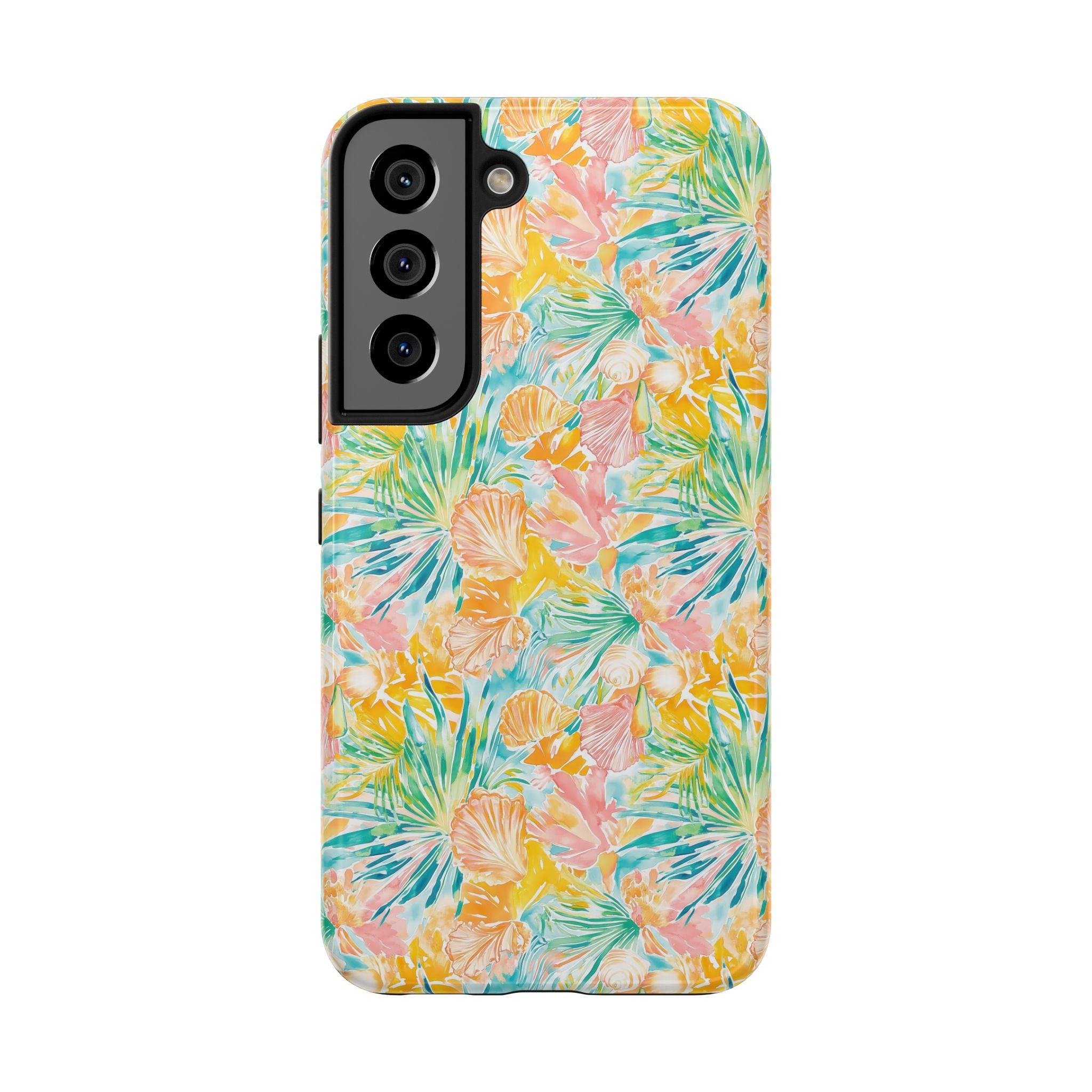 Neon Tropics- Tough Phone Cases, Floral Phone Covers, Summer Accessories, Stylish Phone Protection, Gifts for Her