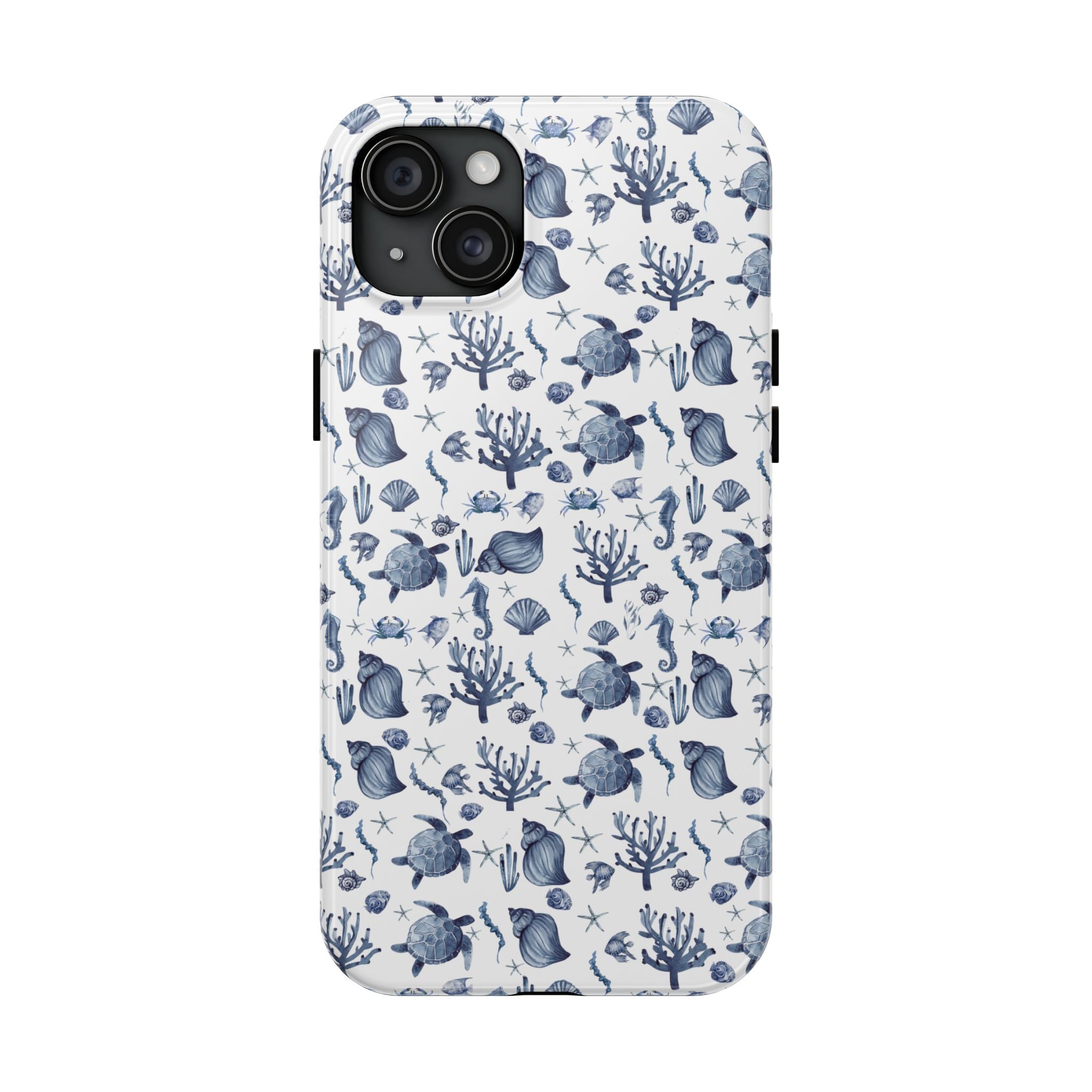 Deep Blue Sea - Ocean-Inspired Tough Phone Cases, Coastal Decor, Beach Lover's Accessory, Ideal Gift, Marine Life Design, Durable Protection