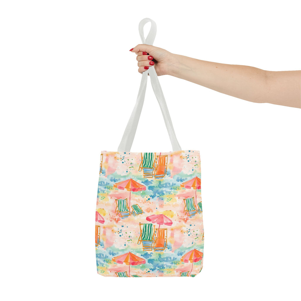 Beach Vibes Tote Bag | Summer Carryall, Vacation Essential, Eco-Friendly Bag, Gift for Her, Travel Organizer