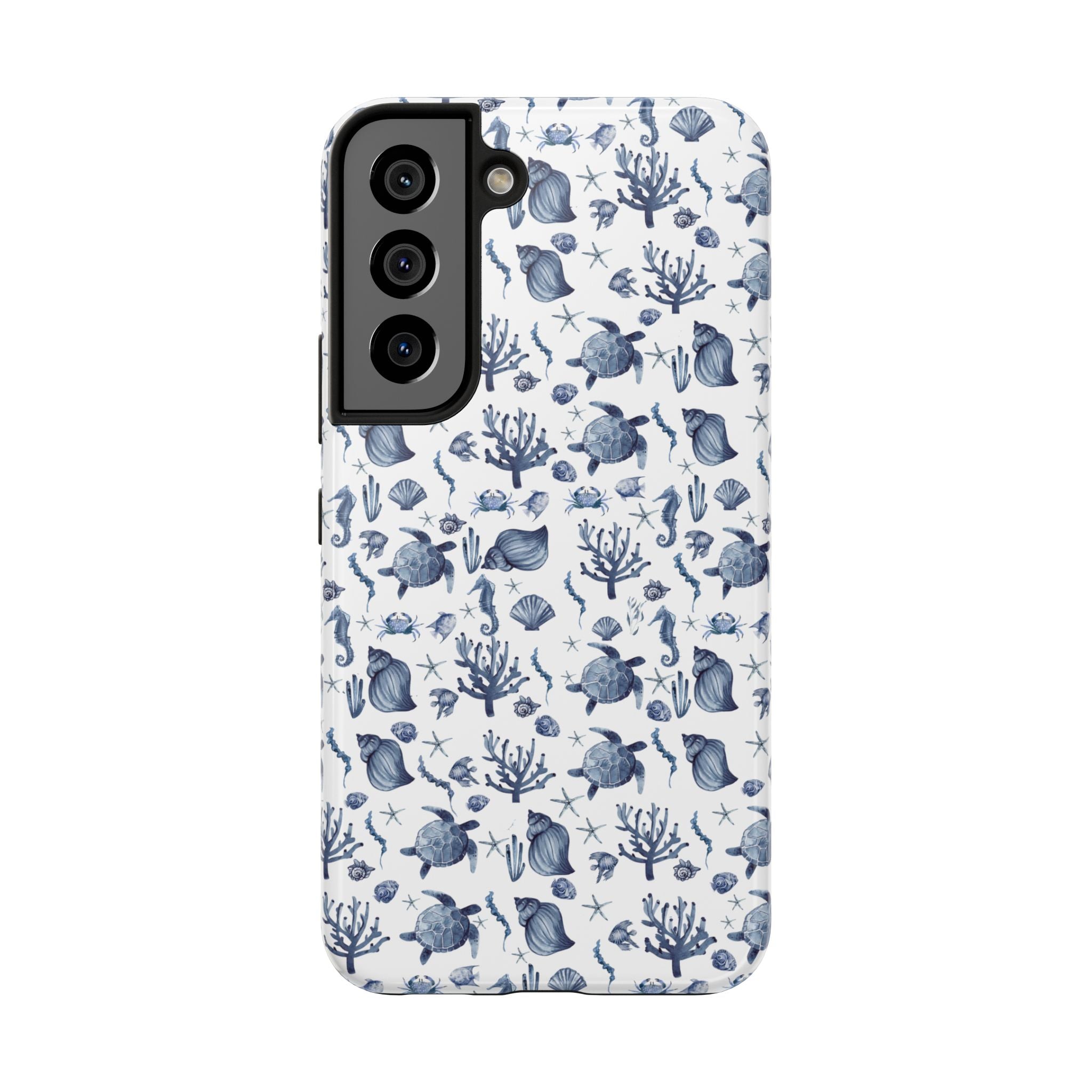Deep Blue Sea - Ocean-Inspired Tough Phone Cases, Coastal Decor, Beach Lover's Accessory, Ideal Gift, Marine Life Design, Durable Protection