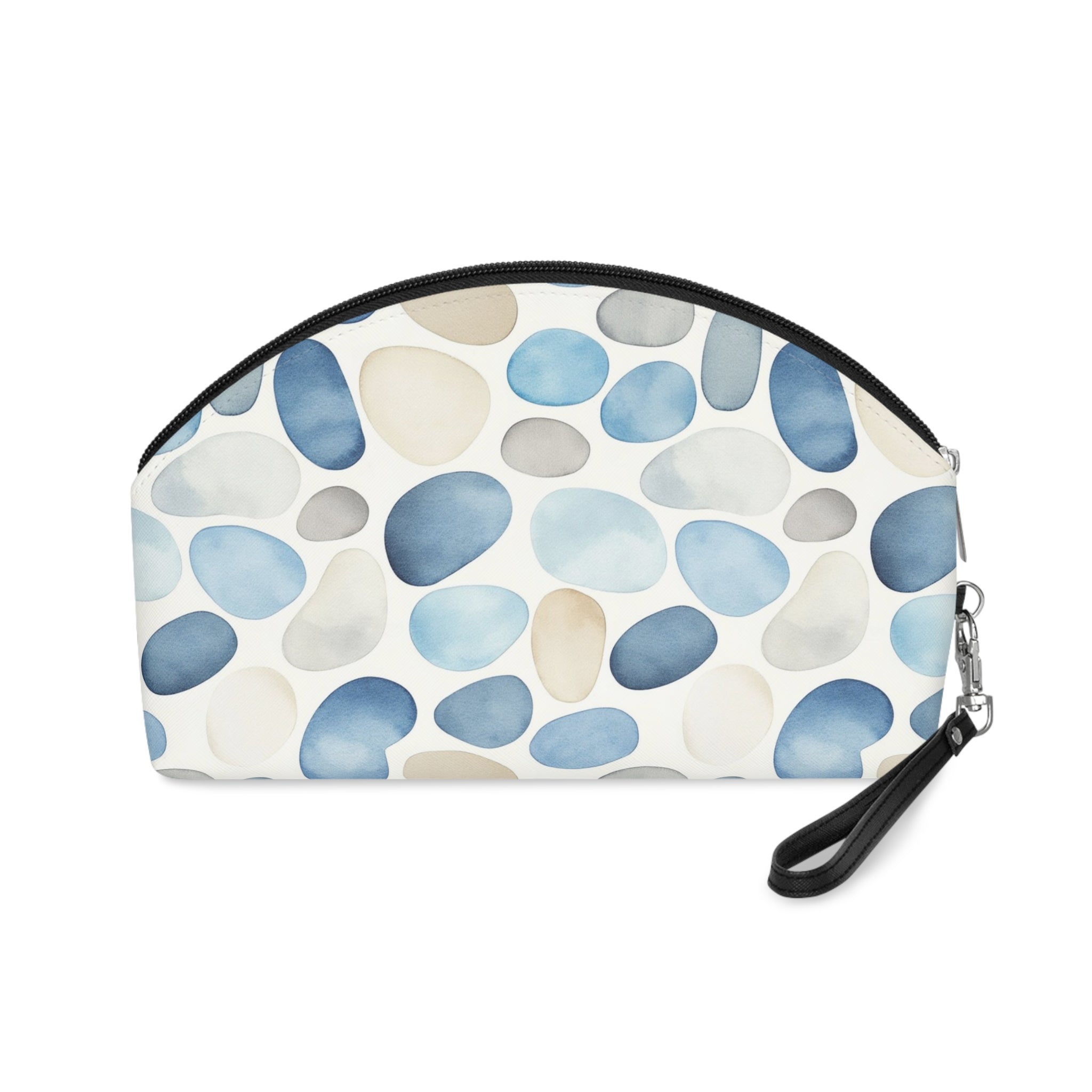 Cobblestone Makeup Bag, PU Faux Leather Makeup Bag, Travel Makeup kit, Vacation Makeup bag, Bridesmaid Gift, Makeup Organizer