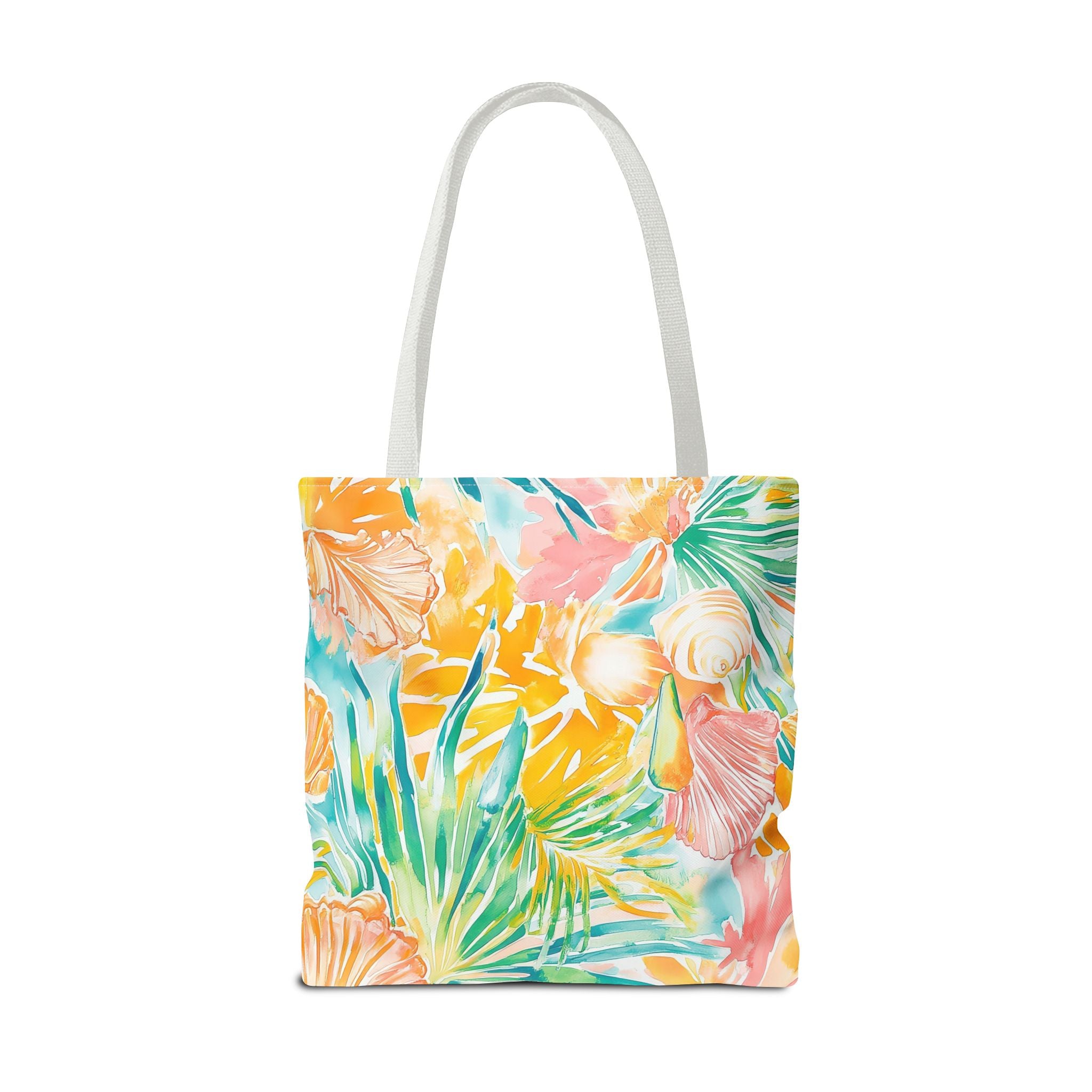 Neon Tropics Floral Tote Bag - Beach Bag, Shopping Tote, Eco-Friendly Gift, Summer Accessories, Unique Handbag