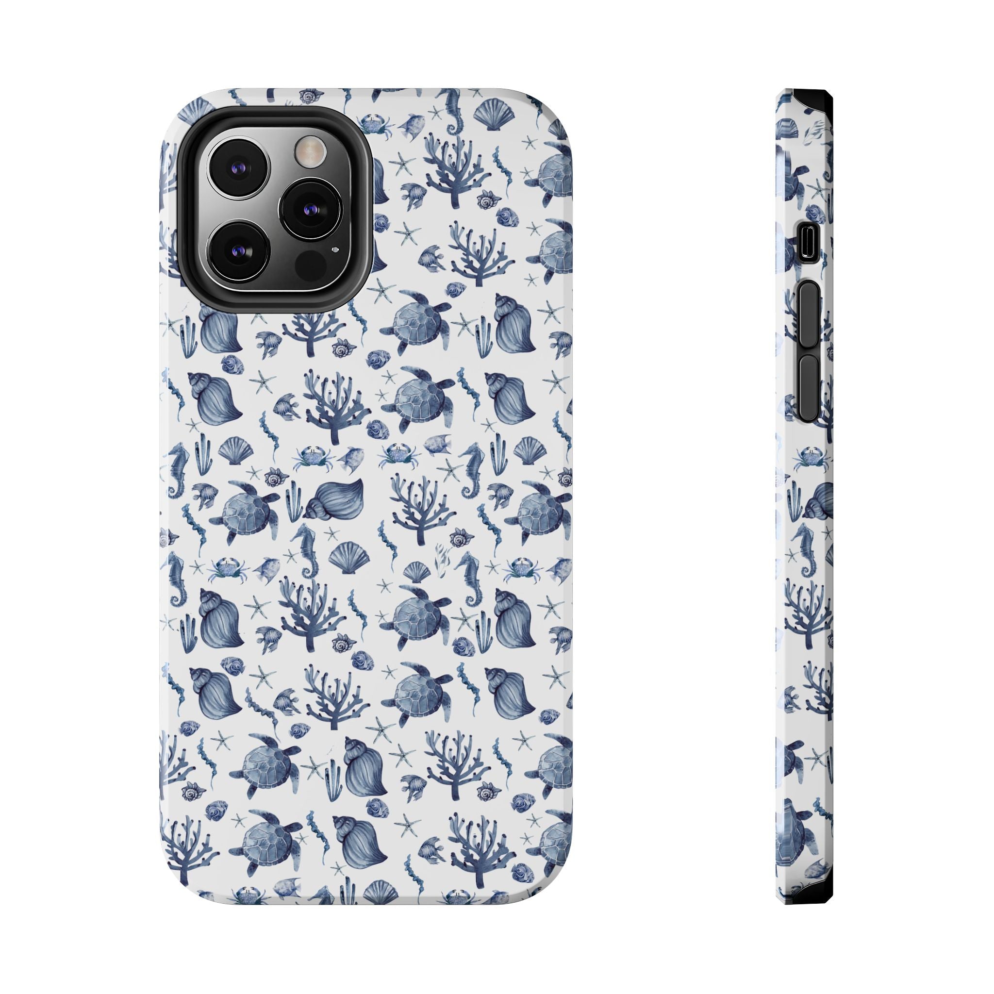 Deep Blue Sea - Ocean-Inspired Tough Phone Cases, Coastal Decor, Beach Lover's Accessory, Ideal Gift, Marine Life Design, Durable Protection