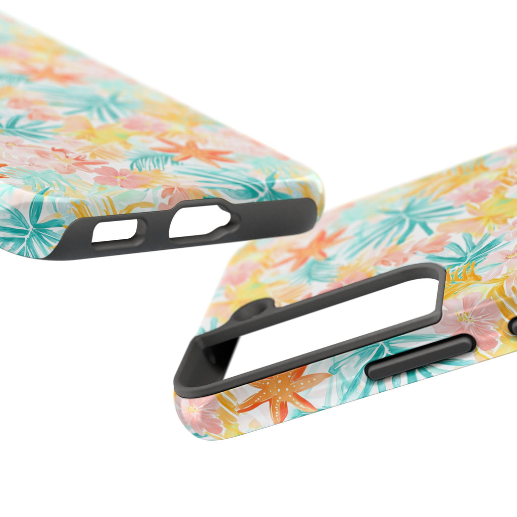 Tropical Starfish - Floral Phone Case - Summer Vibe, Durable Protection, Gift for Beach Lovers, Tropical Decor, Eco-Friendly Design