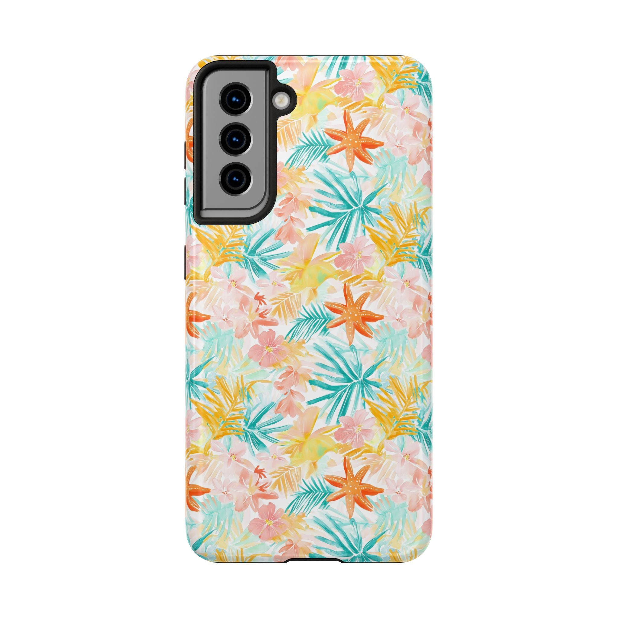 Tropical Starfish - Floral Phone Case - Summer Vibe, Durable Protection, Gift for Beach Lovers, Tropical Decor, Eco-Friendly Design