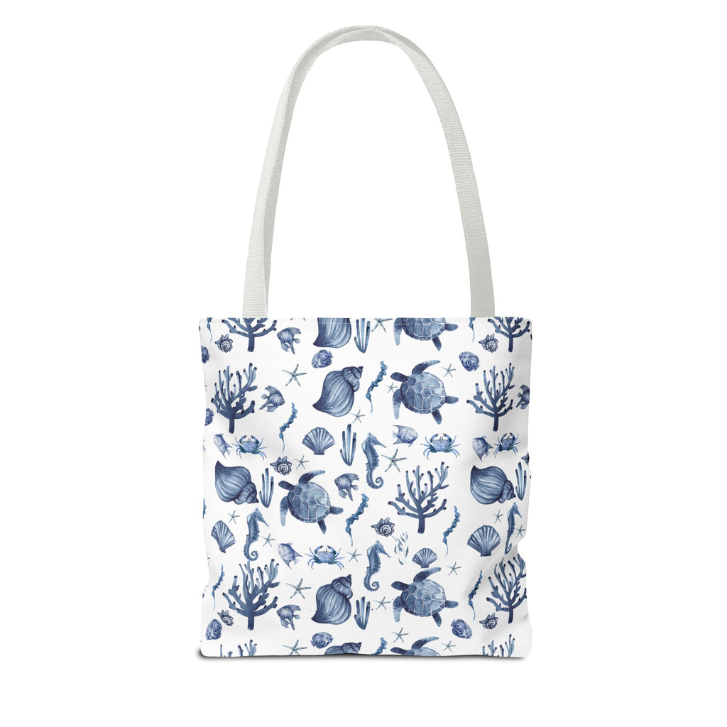 Deep Blue Sea - Coastal fish Dreams Tote Bag, Ocean-Inspired Beach Bag, Nautical Gift for Her, Summer Essentials, Travel Tote, Marine Animal Design