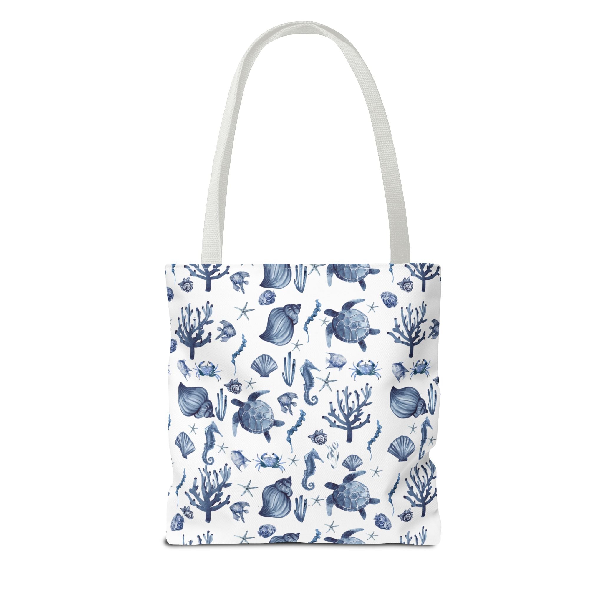Deep Blue Sea - Coastal fish Dreams Tote Bag, Ocean-Inspired Beach Bag, Nautical Gift for Her, Summer Essentials, Travel Tote, Marine Animal Design