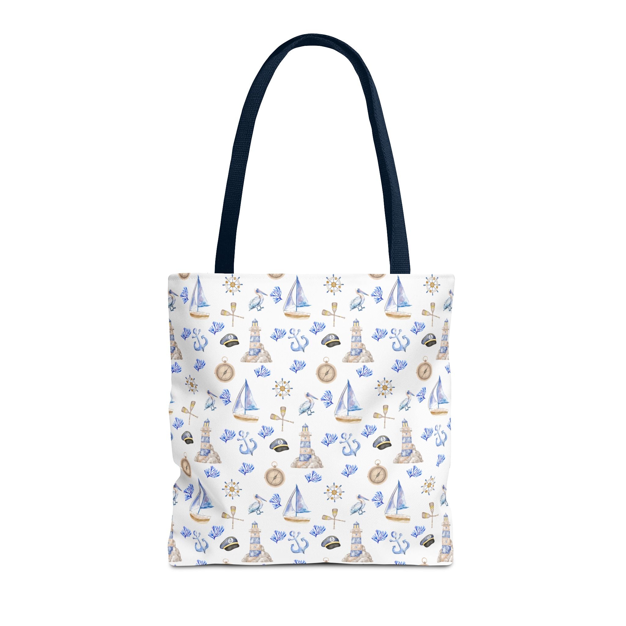 Sail Away - Nautical Themed Tote Bag, Beach Bag, Sailor Tote, Summer Essentials, Gift for Sea Lovers, Travel Bag