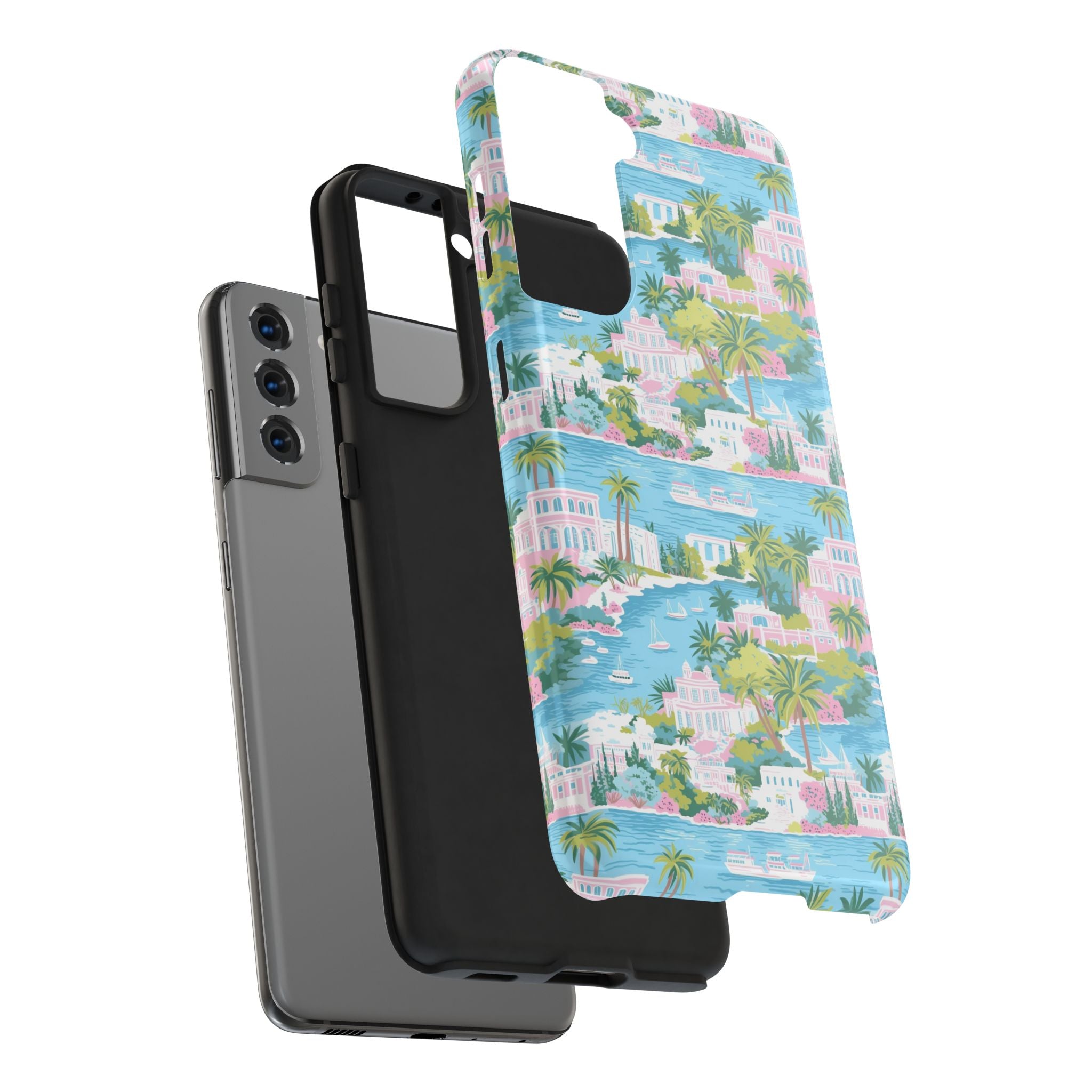 Greek Island - Tropical Phone Cases - Durable Phone Covers, Summer Vibes, Beach-Themed Accessories, Perfect Gift for Travelers
