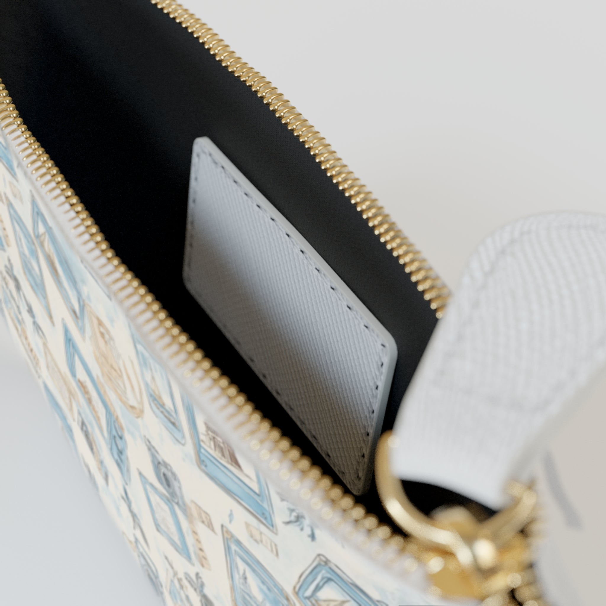 Vintage Vacay Mini Vegan Leather Clutch Bag, Polaroid Fans, Vintage Style, Gifts for her