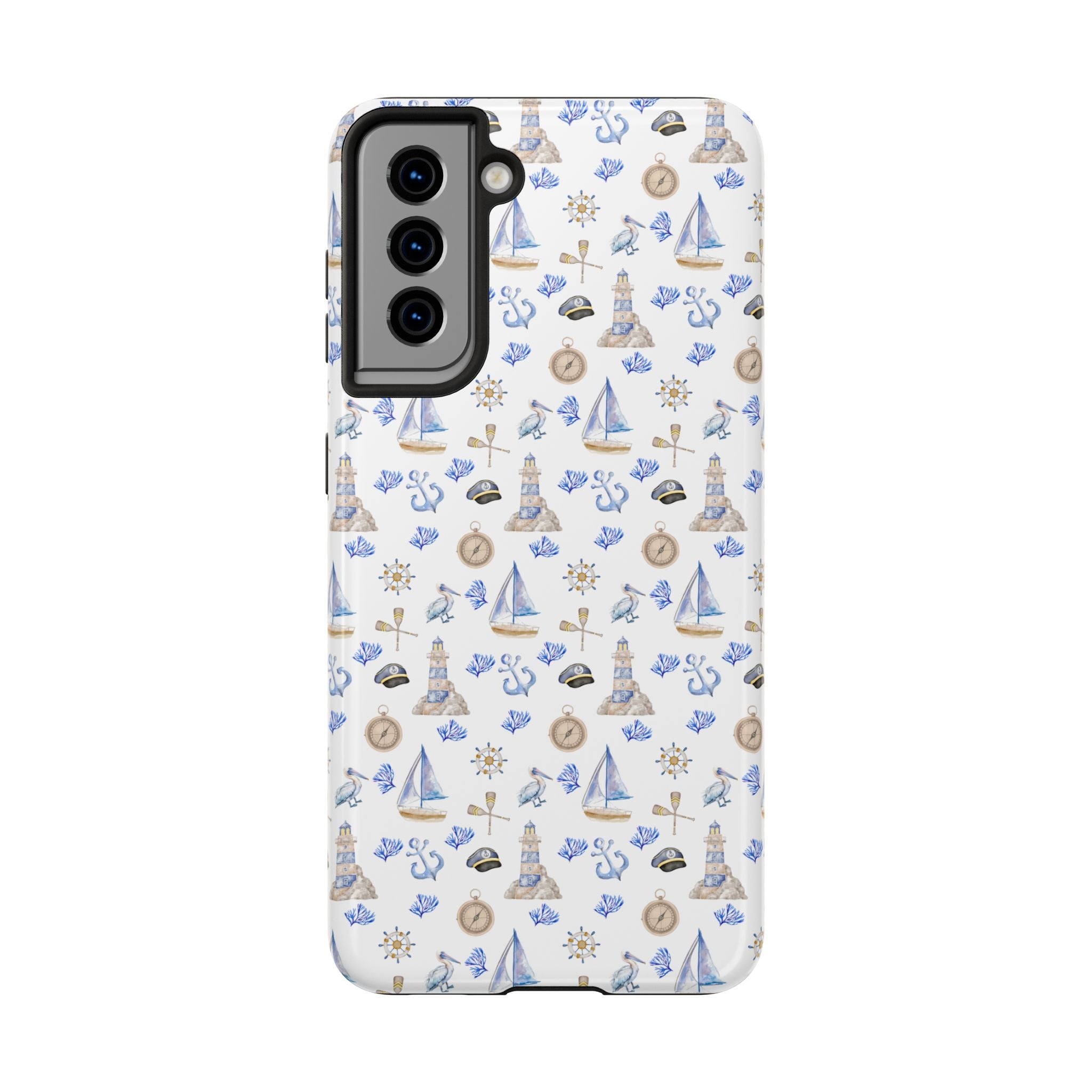 Sail Away- Nautical Phone Case - Tough Sea Adventure Phone Cover, Gifts for Beach Lovers, Summer Decor, Ocean-Inspired Protection