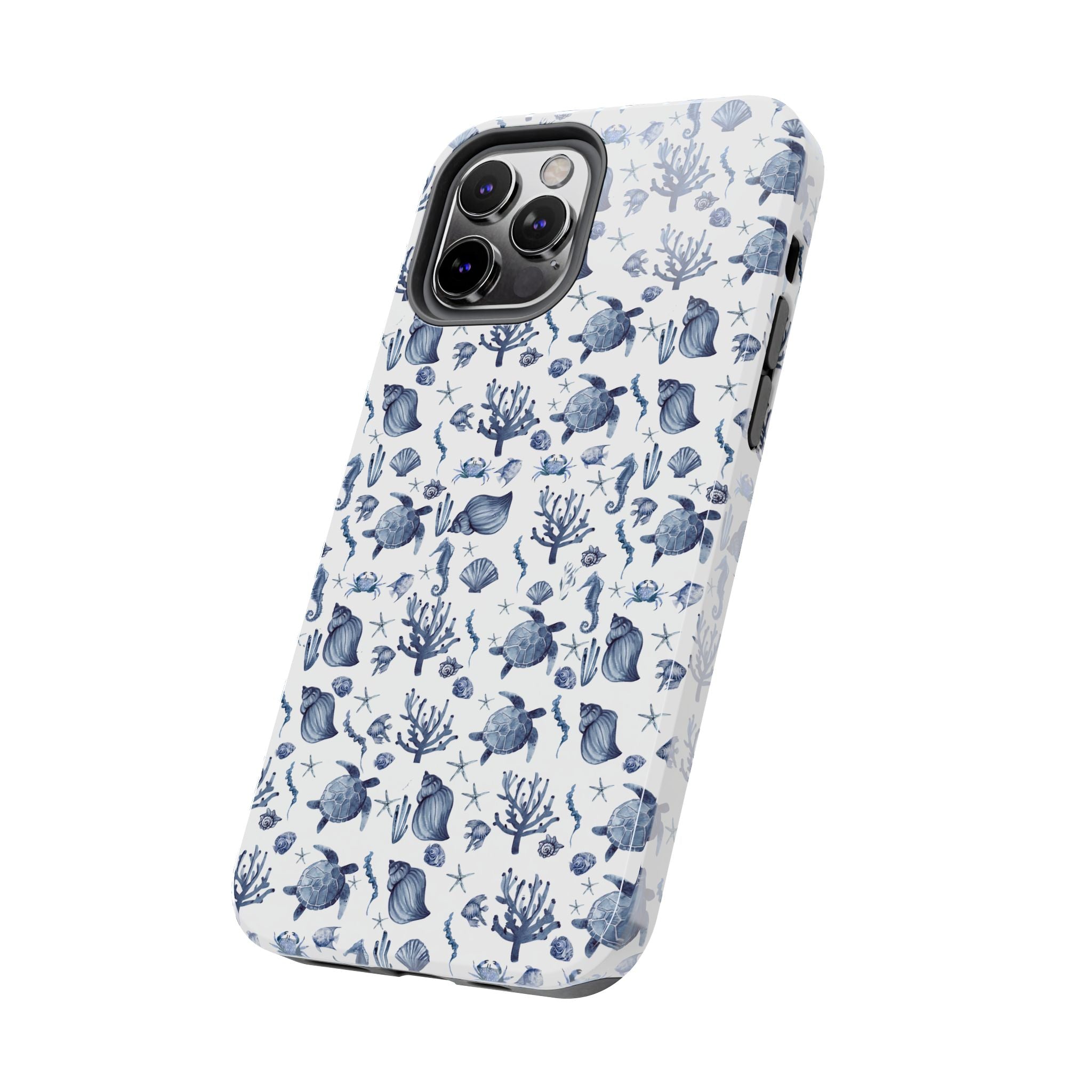 Deep Blue Sea - Ocean-Inspired Tough Phone Cases, Coastal Decor, Beach Lover's Accessory, Ideal Gift, Marine Life Design, Durable Protection
