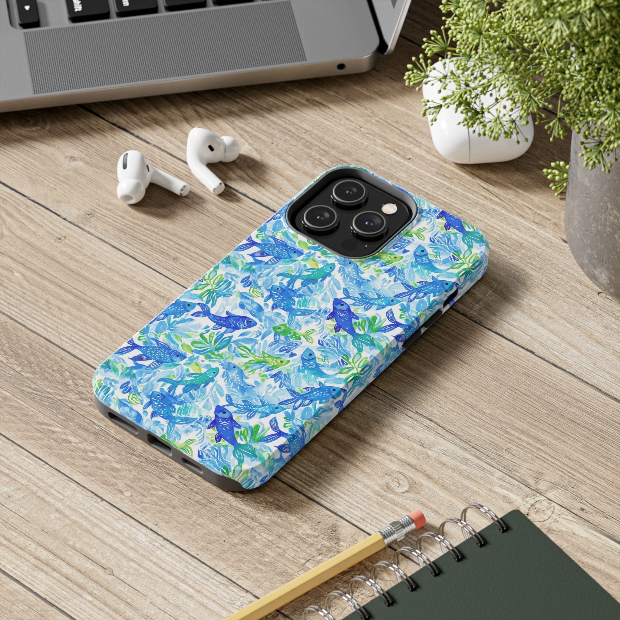 Vibrant Fish- Stylish Tough Phone Cases, Ocean-Inspired Protection, Gift for Nature Lovers, Durable Phone Cover, Summer Vibes Essential