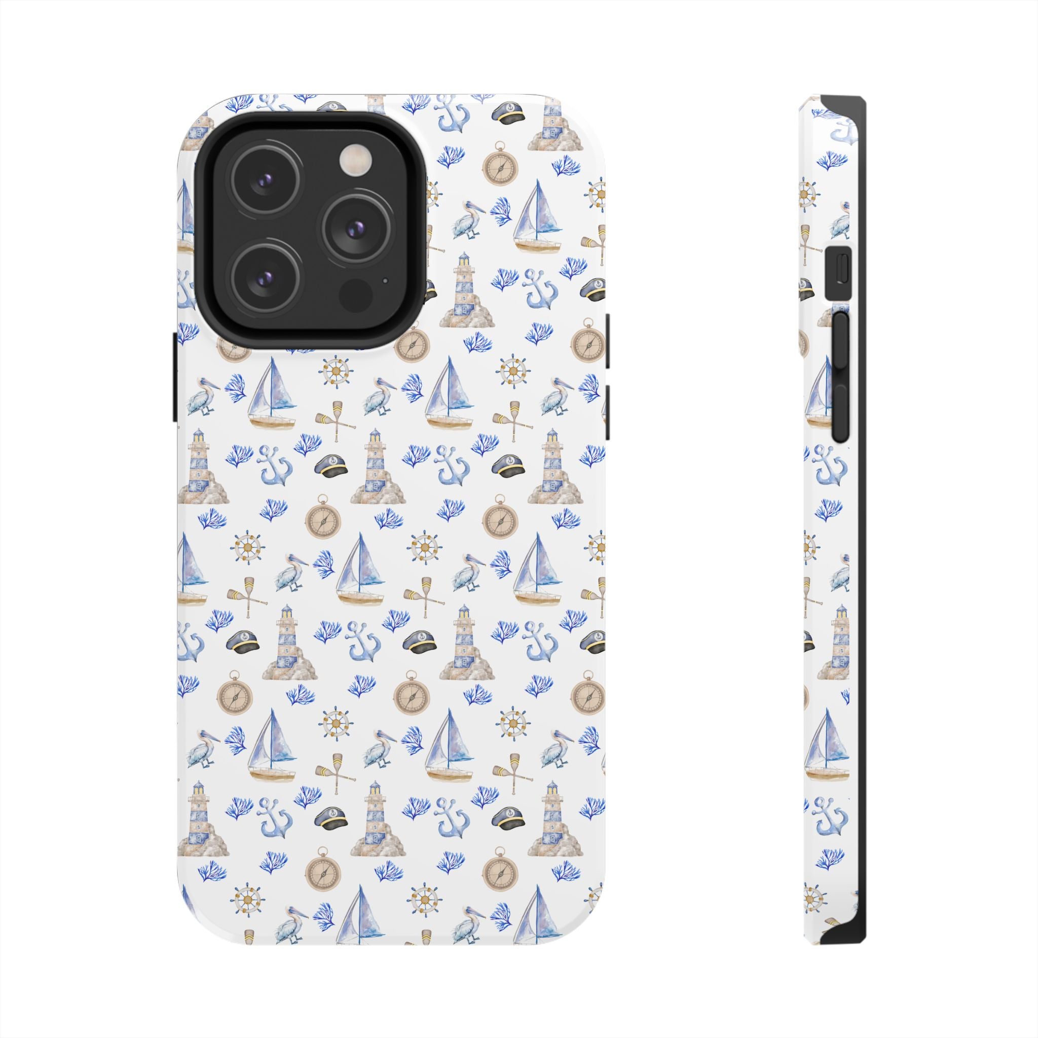 Sail Away- Nautical Phone Case - Tough Sea Adventure Phone Cover, Gifts for Beach Lovers, Summer Decor, Ocean-Inspired Protection