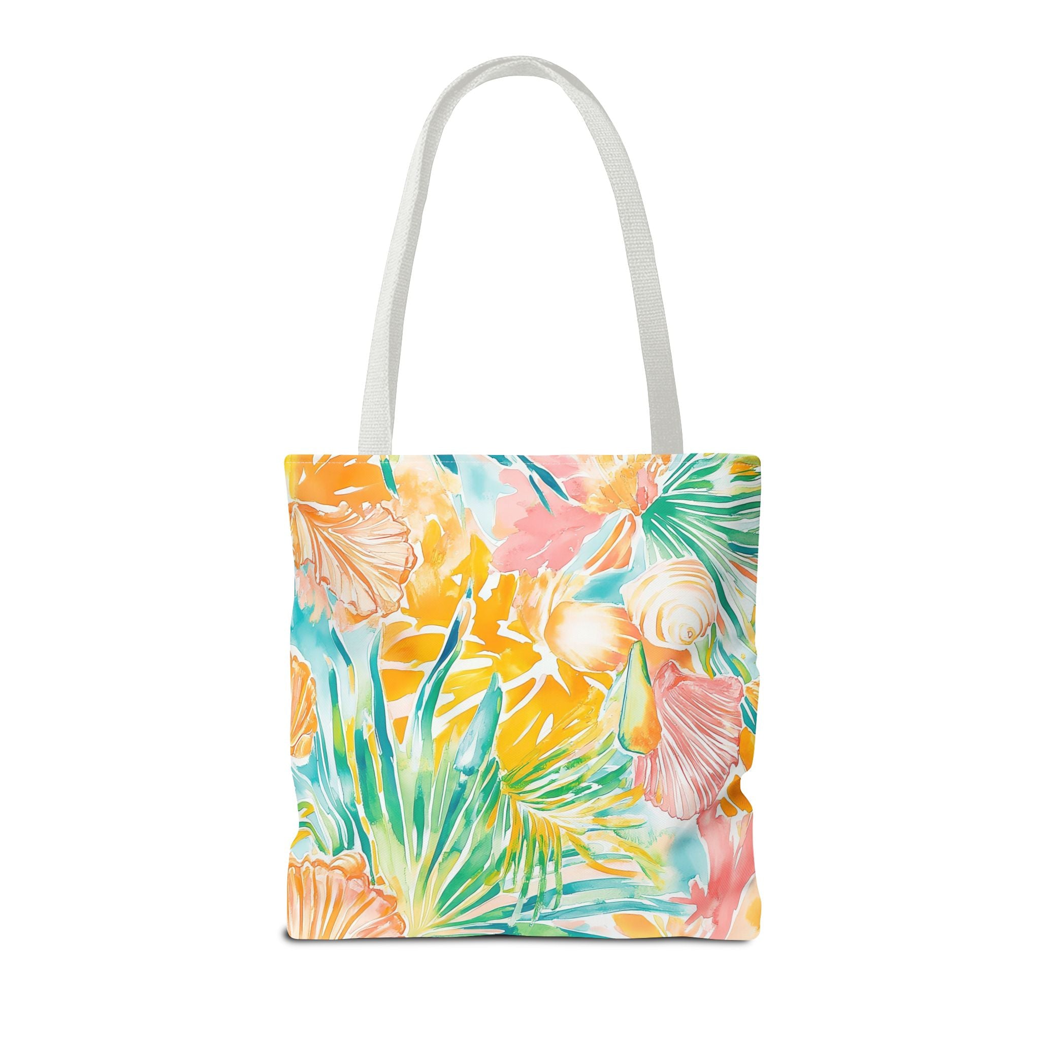 Neon Tropics Floral Tote Bag - Beach Bag, Shopping Tote, Eco-Friendly Gift, Summer Accessories, Unique Handbag