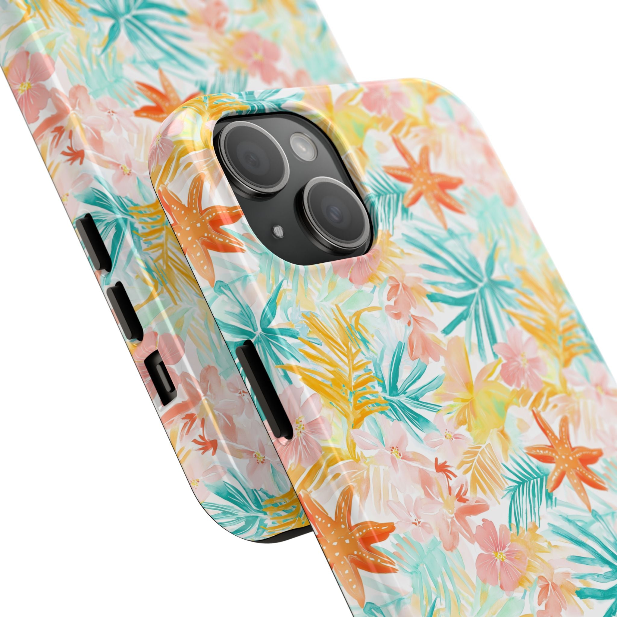 Tropical Starfish - Floral Phone Case - Summer Vibe, Durable Protection, Gift for Beach Lovers, Tropical Decor, Eco-Friendly Design