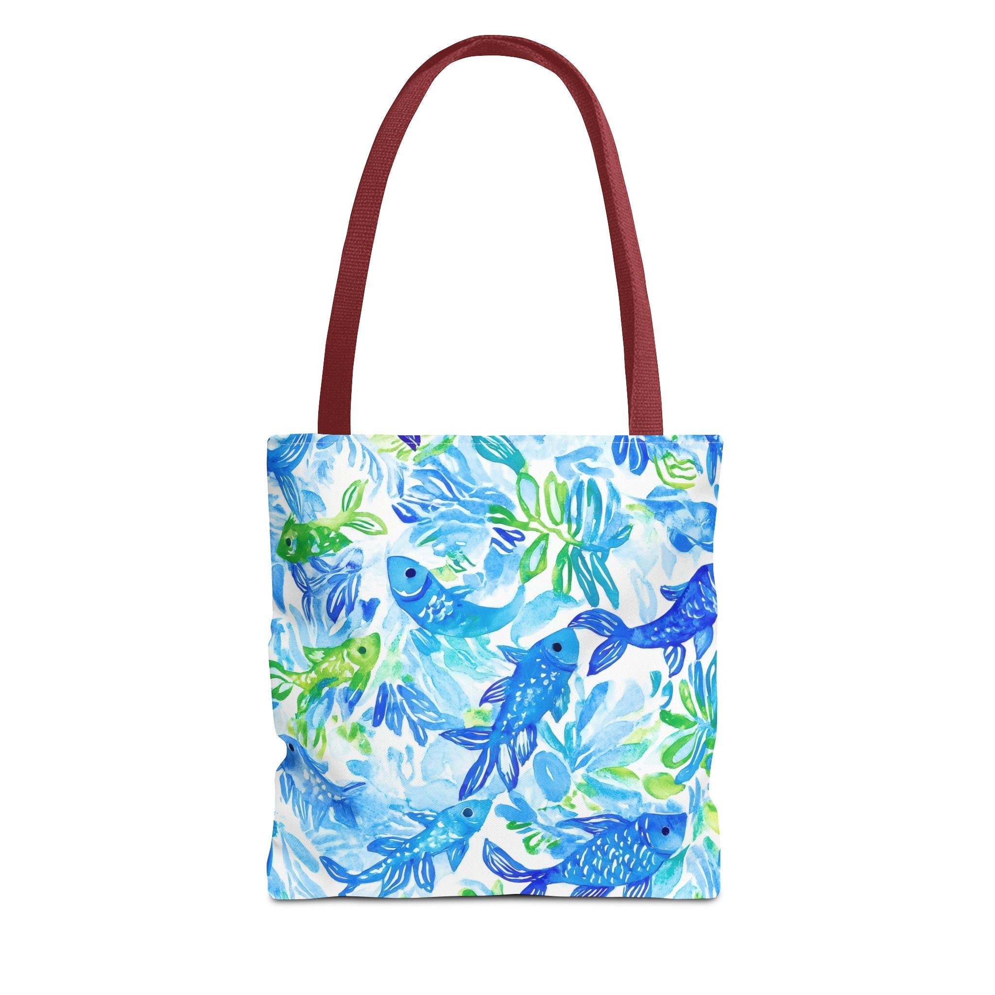 Vibrant Fish- Colorful Fish Tote Bag, Beach Bag, Shopping Tote, Eco-Friendly Reusable Bag, Gift for Ocean Lovers, Summer Accessory
