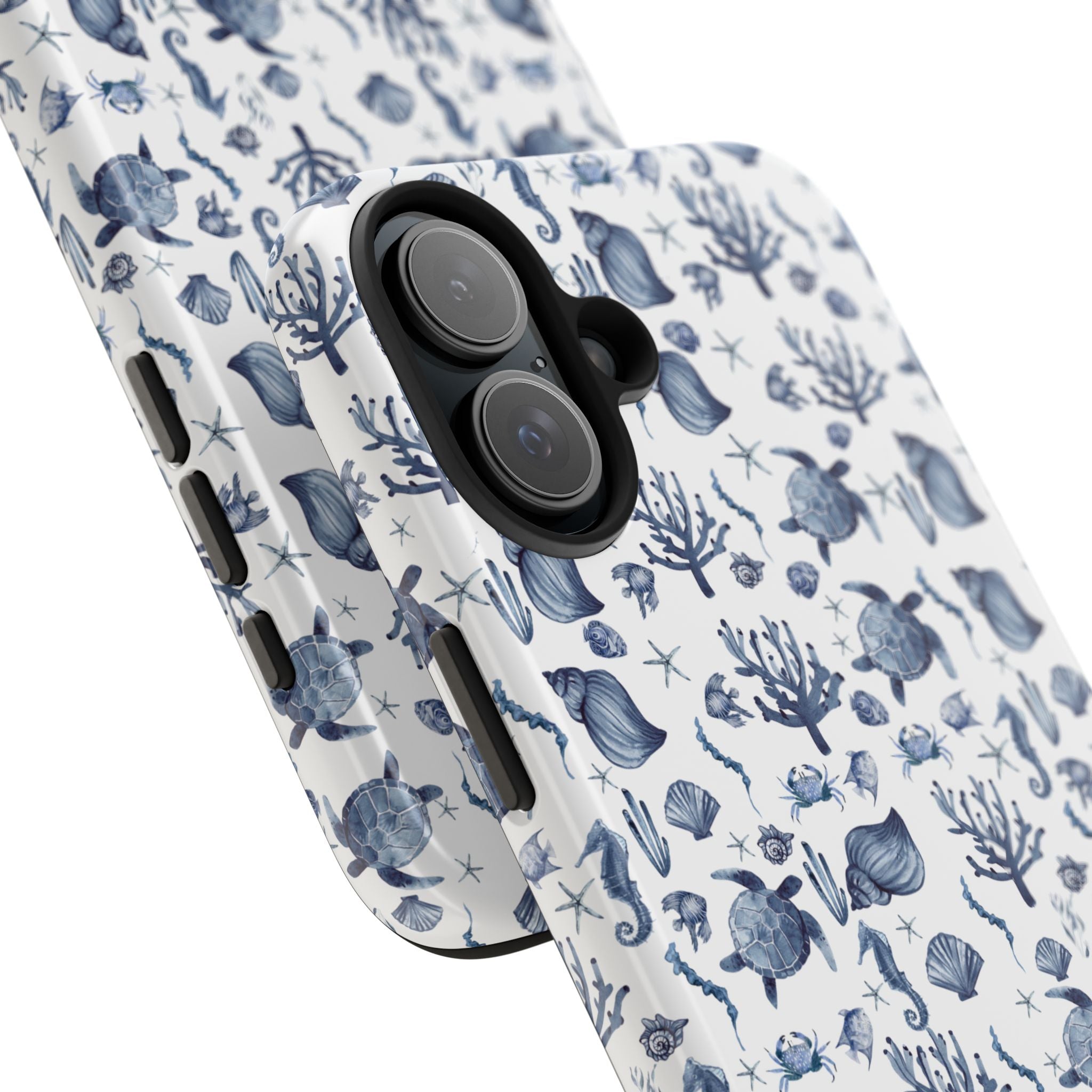 Deep Blue Sea - Ocean-Inspired Tough Phone Cases, Coastal Decor, Beach Lover's Accessory, Ideal Gift, Marine Life Design, Durable Protection