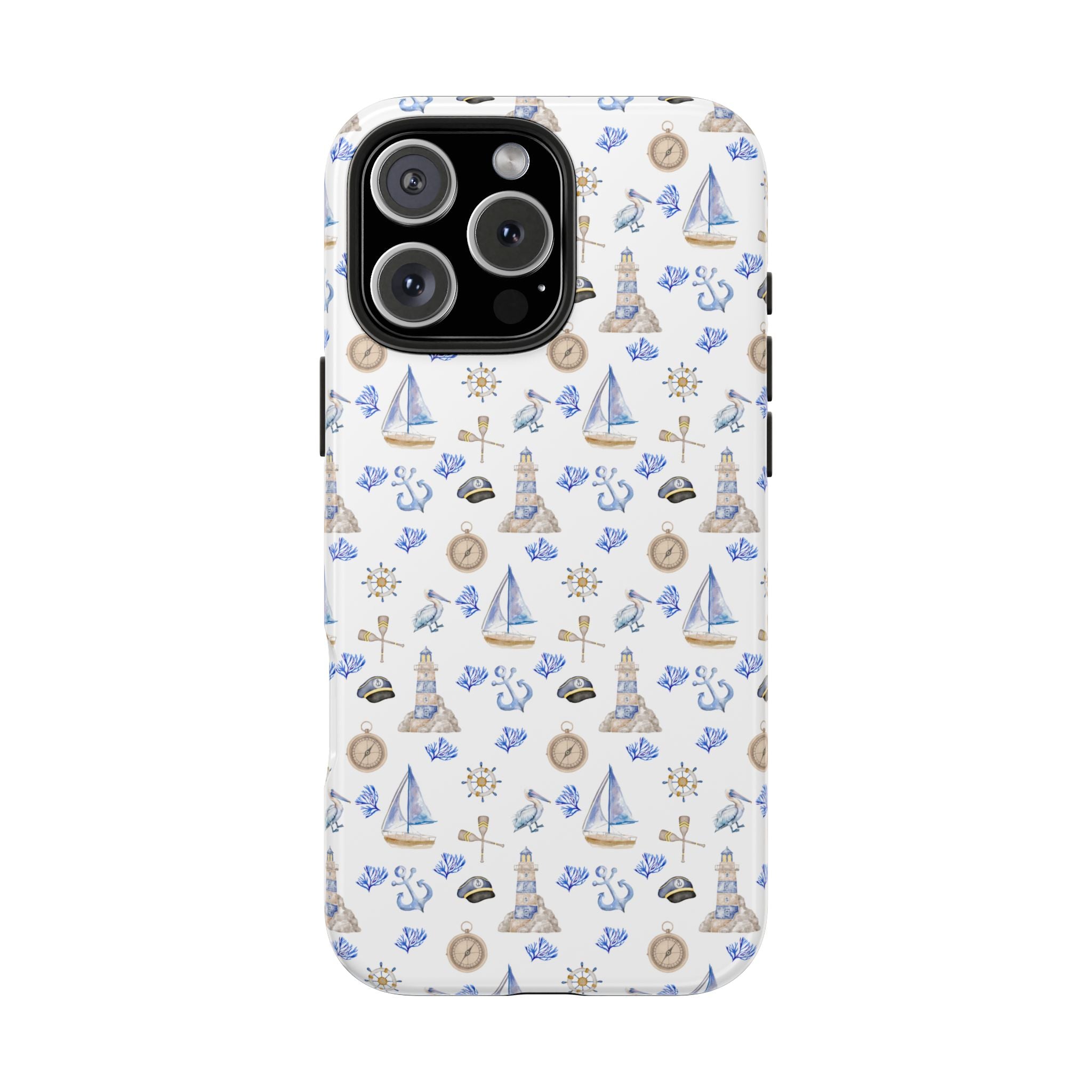 Sail Away- Nautical Phone Case - Tough Sea Adventure Phone Cover, Gifts for Beach Lovers, Summer Decor, Ocean-Inspired Protection