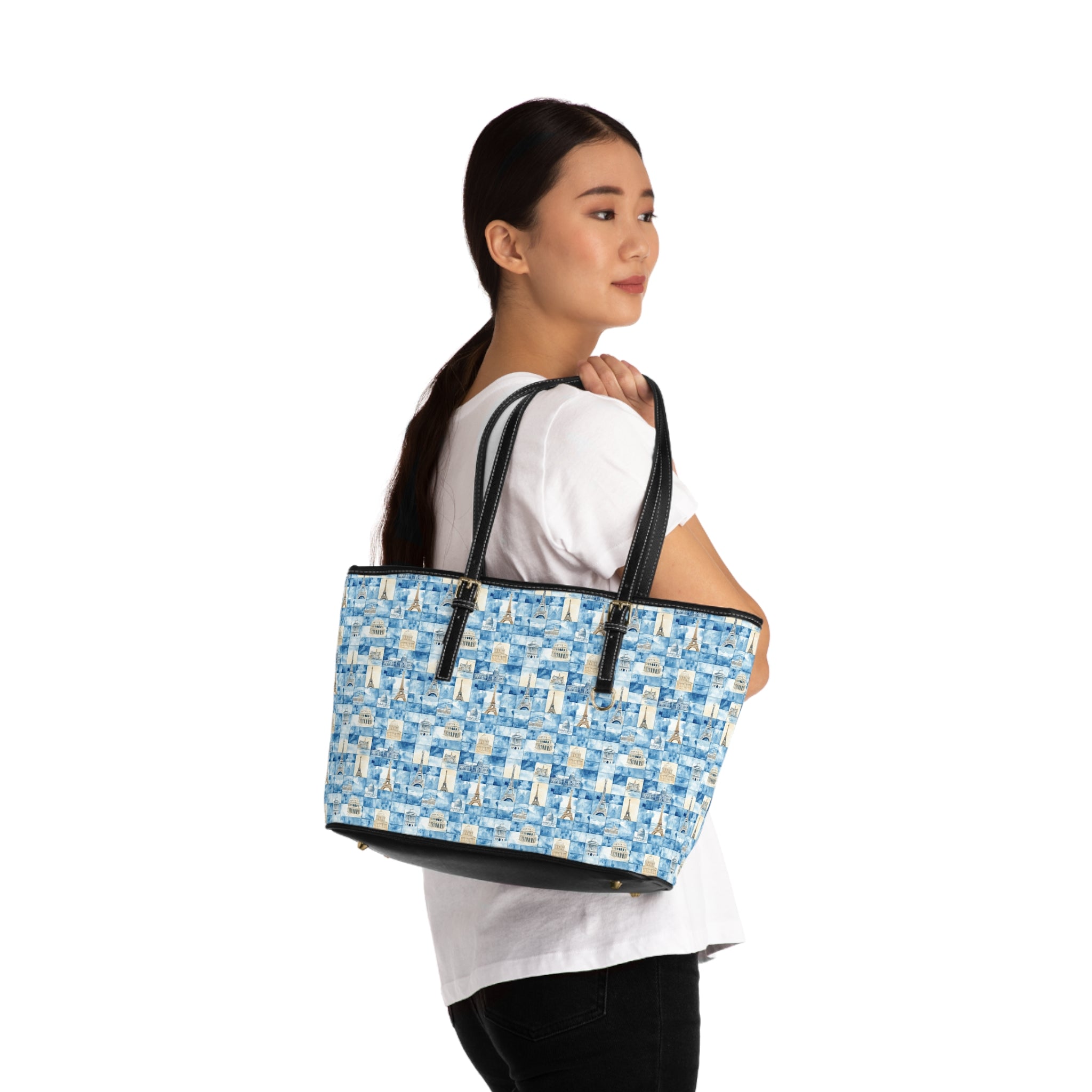Europe- PU Leather Shoulder Bag, Chic Handbag for Everyday Use, Trendy Tote for Work or Travel, Fashionable Purse, Versatile Accessories
