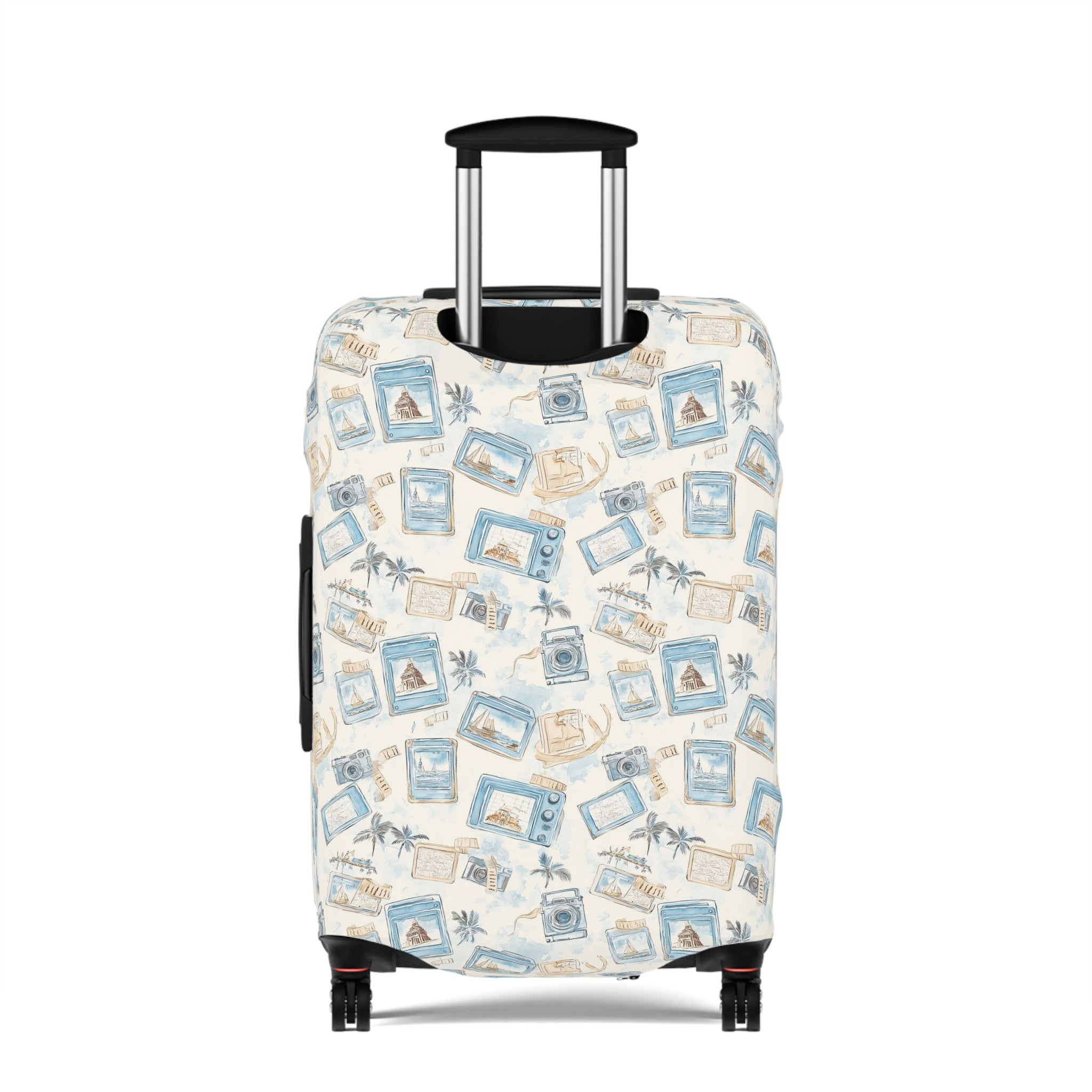 Vintage Vacay - Travel-Inspired Luggage Cover, Vintage Travel Luggage Protector, Airport Accessories, Unique Luggage Wrap, Gift for Travelers, [...]
