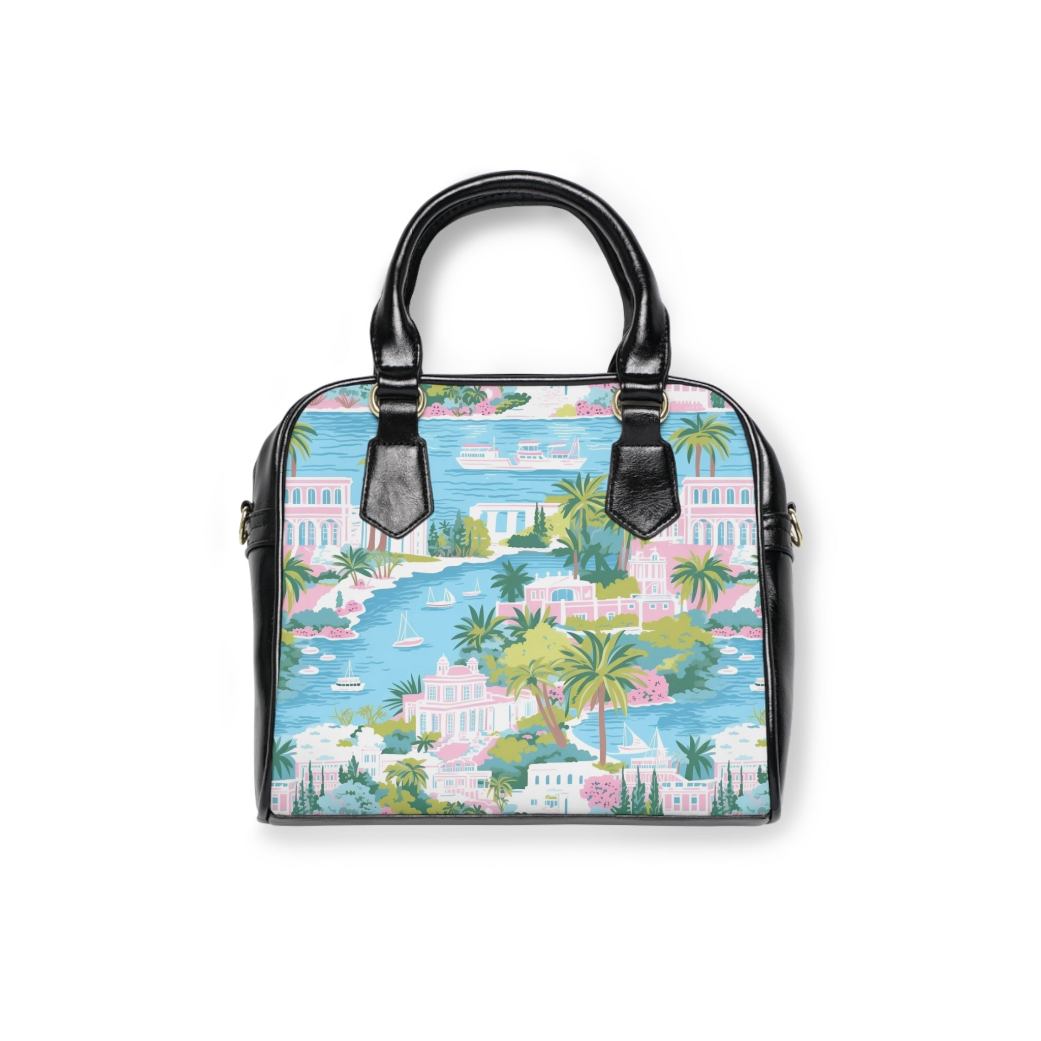 Greek Island - Tropical Shoulder Handbag – Perfect for Summer Adventures, Beach Days, and Stylish Outings, Feminine, Practical, Trendy, Chic, [...]