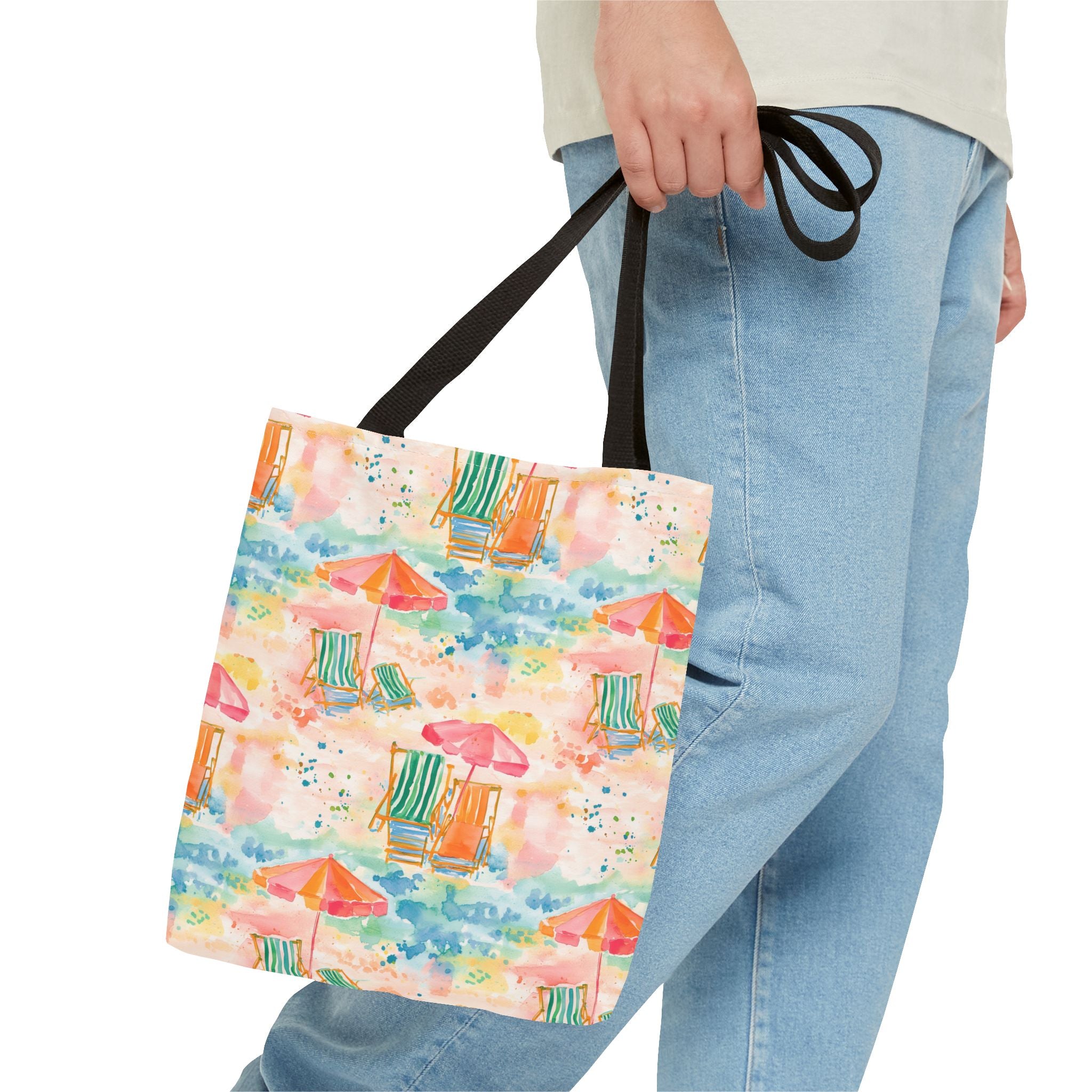 Beach Vibes Tote Bag | Summer Carryall, Vacation Essential, Eco-Friendly Bag, Gift for Her, Travel Organizer