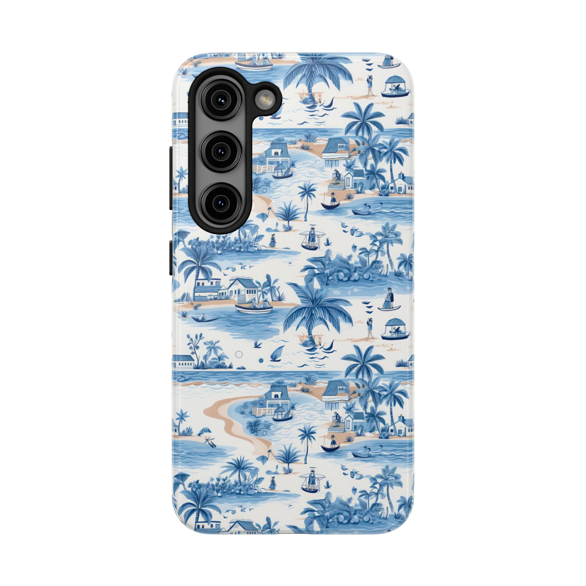 Tropical Blue- Paradise Phone Case - Durable Phone Cover for Beach Lovers, Summer Vibes, Vacation Ready, Gift for Him or Her, Unique Phone [...]