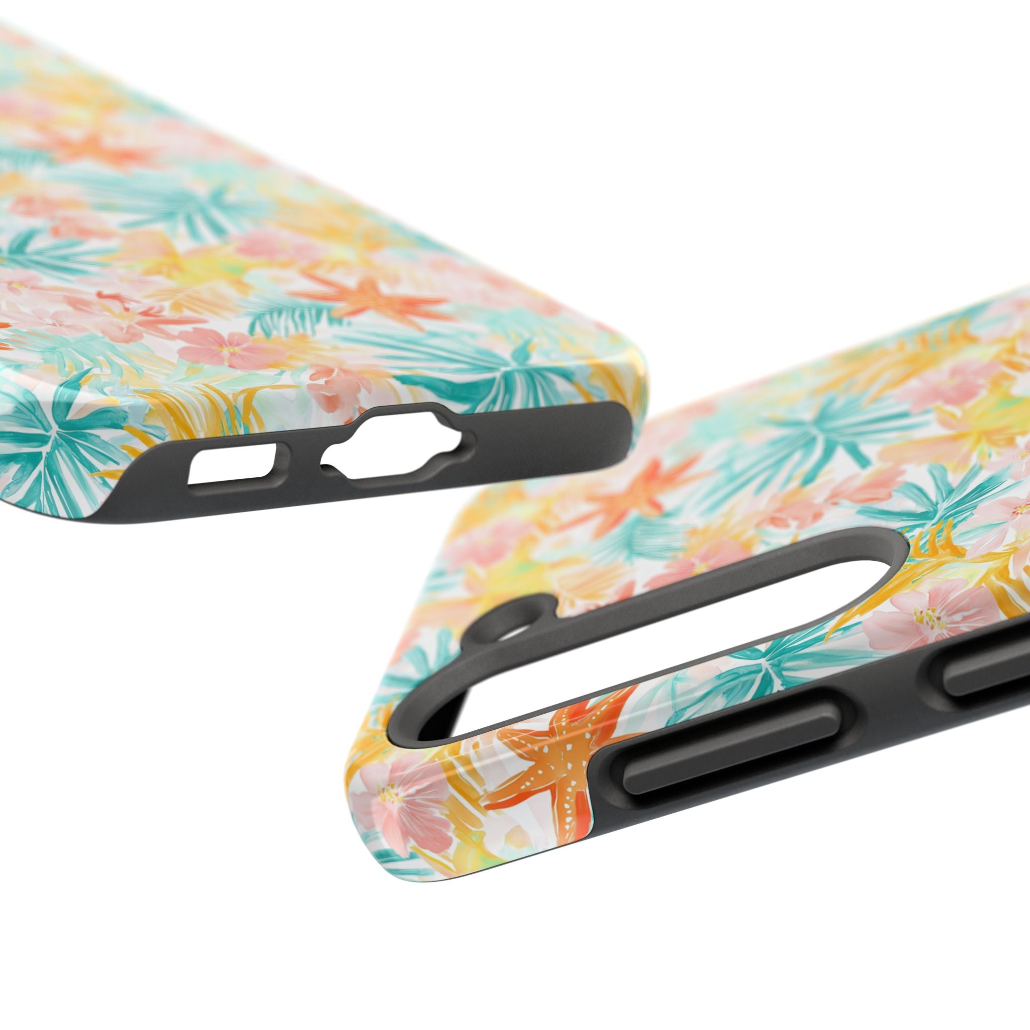 Tropical Starfish - Floral Phone Case - Summer Vibe, Durable Protection, Gift for Beach Lovers, Tropical Decor, Eco-Friendly Design