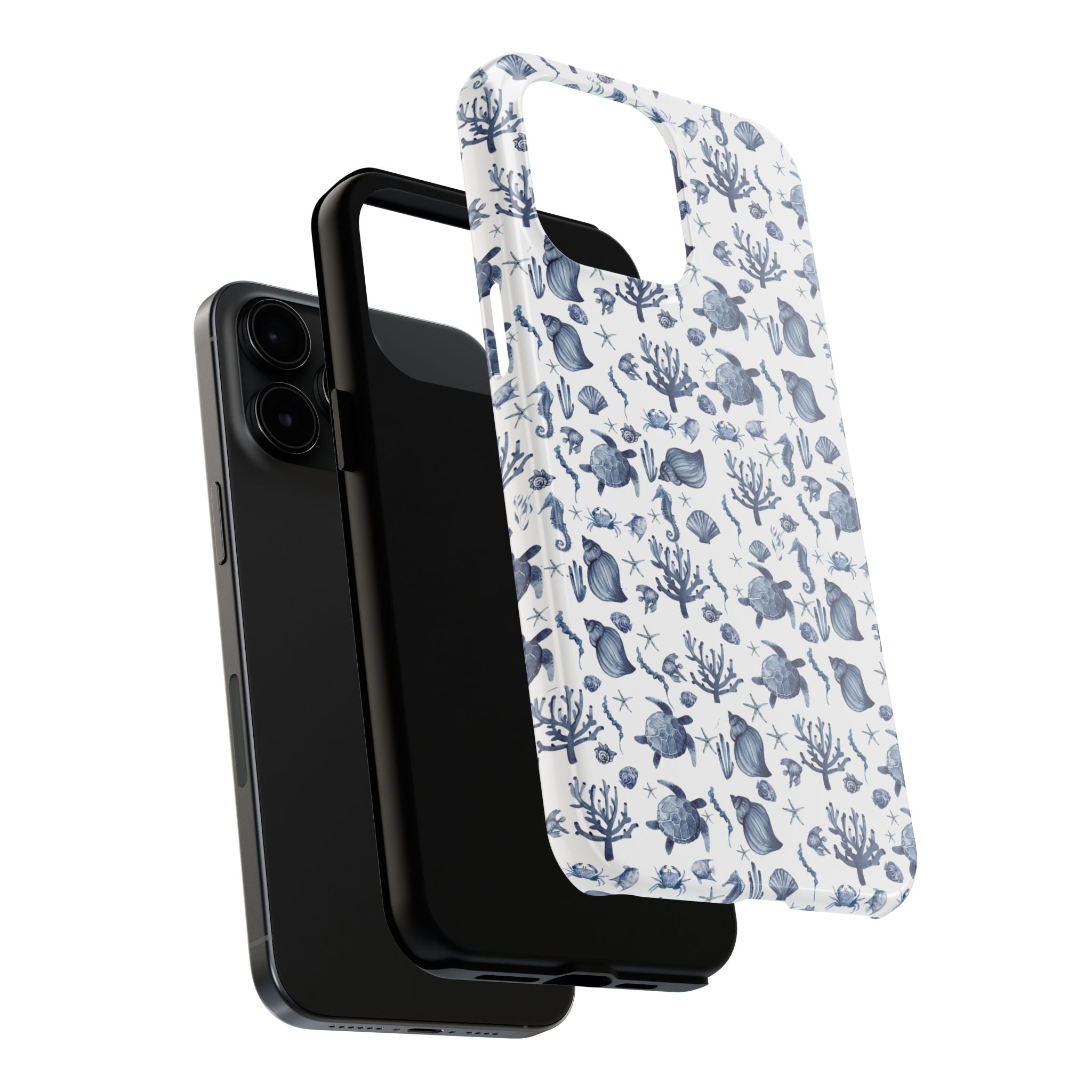 Deep Blue Sea - Ocean-Inspired Tough Phone Cases, Coastal Decor, Beach Lover's Accessory, Ideal Gift, Marine Life Design, Durable Protection
