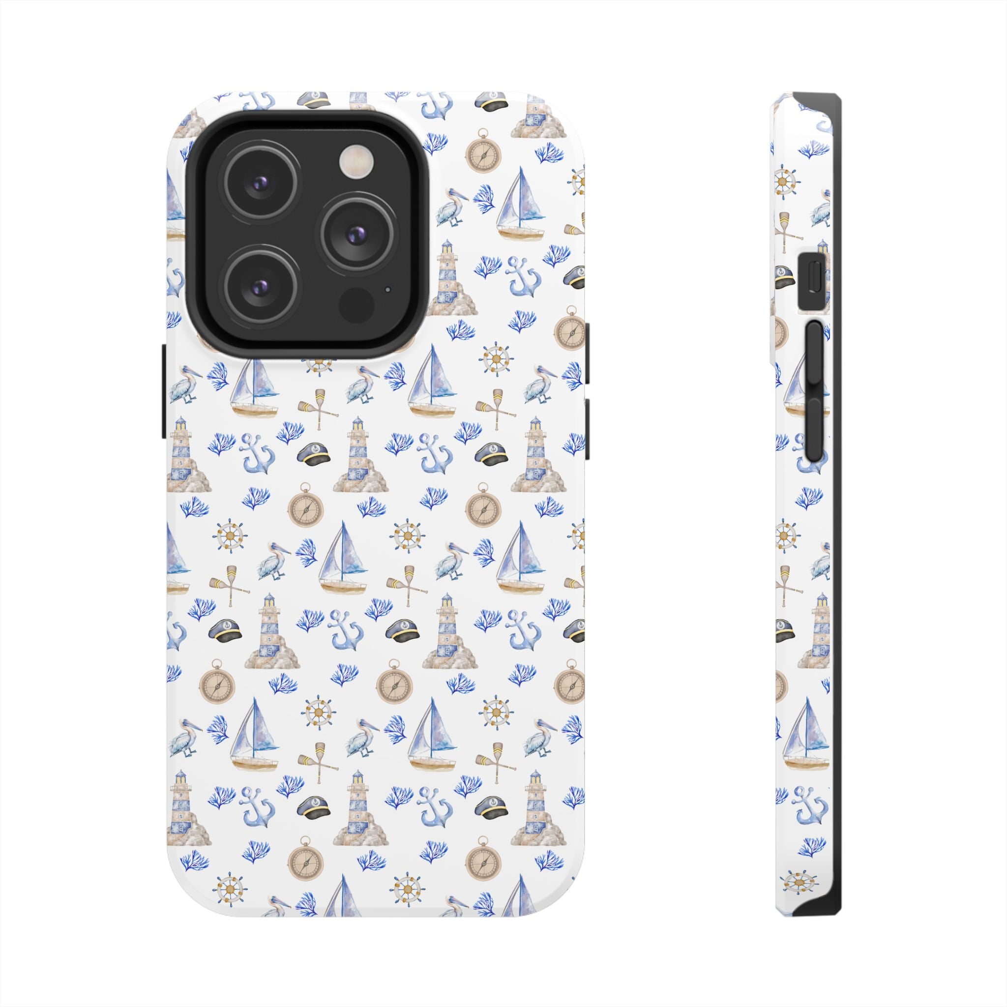 Sail Away- Nautical Phone Case - Tough Sea Adventure Phone Cover, Gifts for Beach Lovers, Summer Decor, Ocean-Inspired Protection