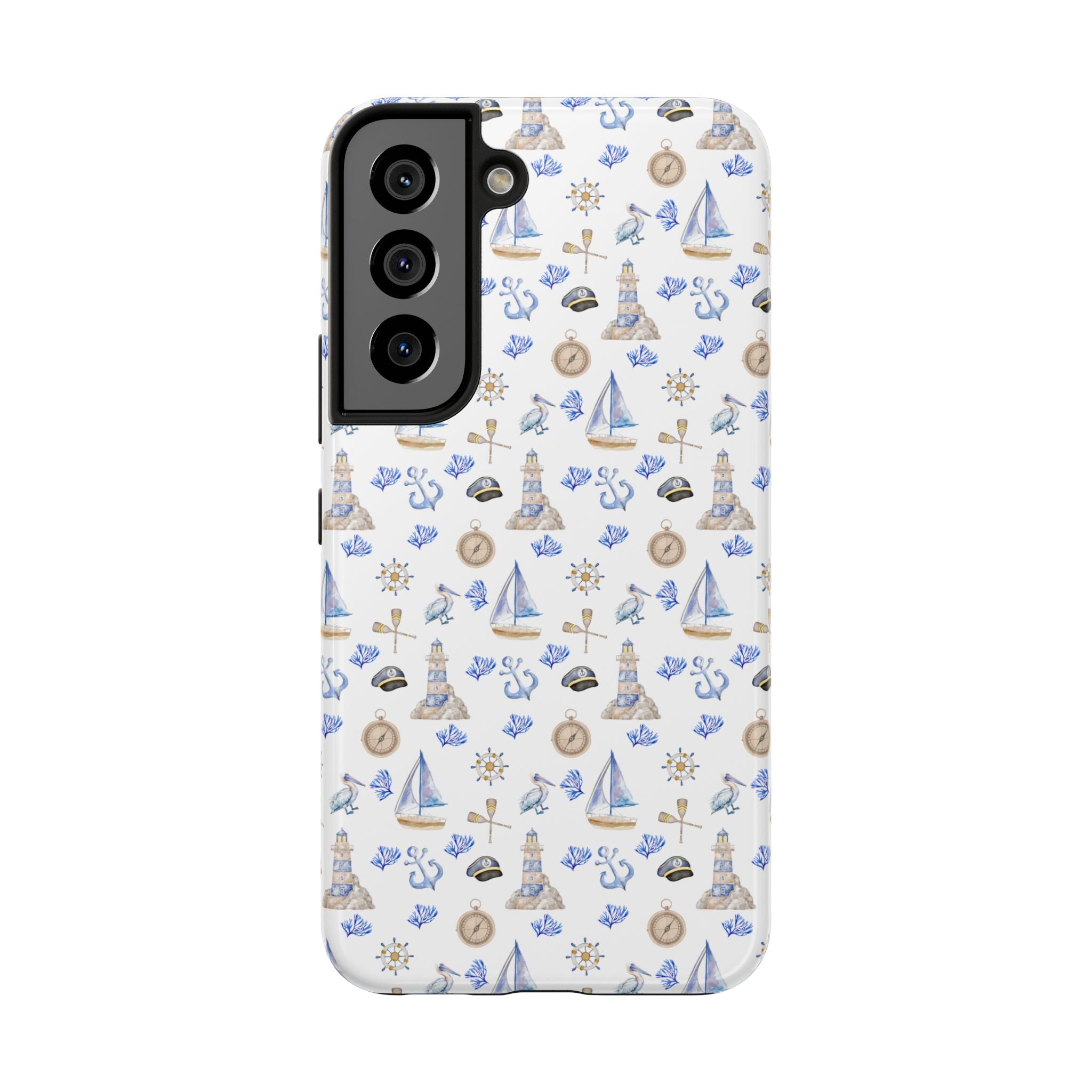Sail Away- Nautical Phone Case - Tough Sea Adventure Phone Cover, Gifts for Beach Lovers, Summer Decor, Ocean-Inspired Protection