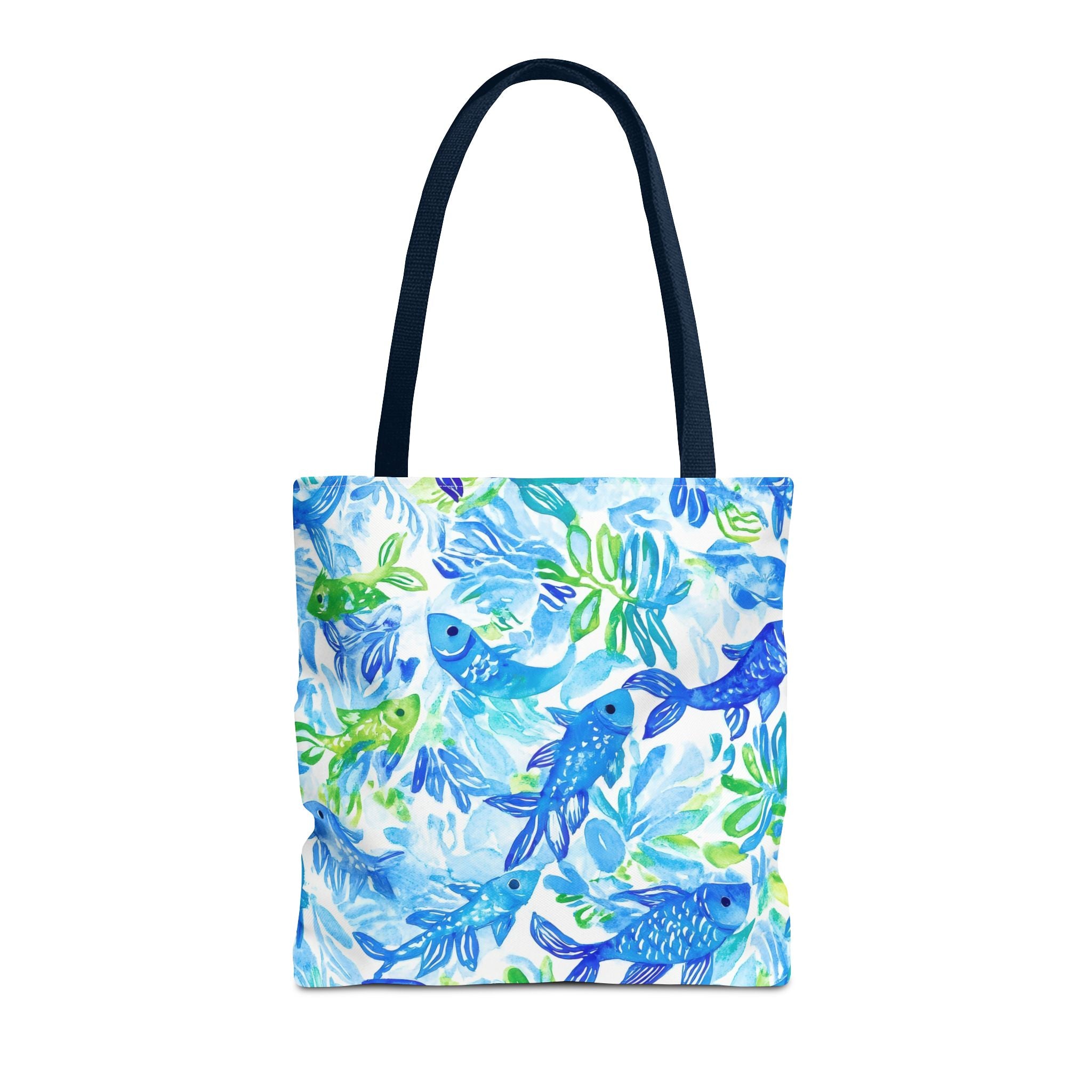 Vibrant Fish- Colorful Fish Tote Bag, Beach Bag, Shopping Tote, Eco-Friendly Reusable Bag, Gift for Ocean Lovers, Summer Accessory