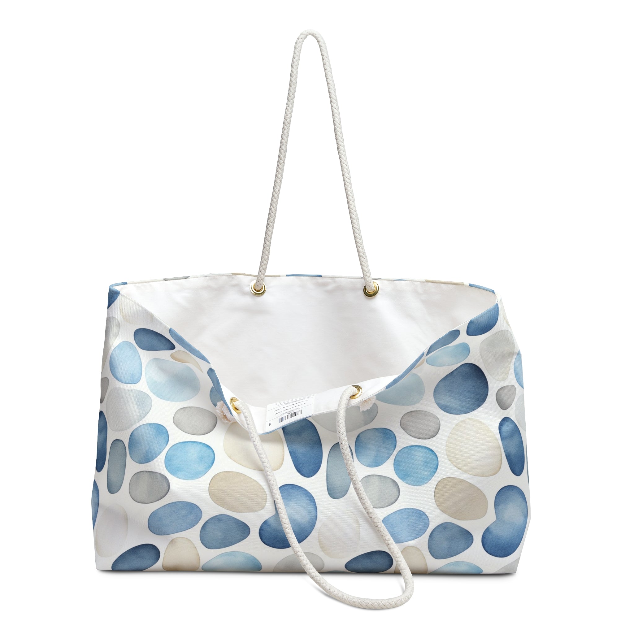 Cobblestone Weekender Tote Bag, Beach Bag, Beach Tote, Large tote bag, Vacation Bag, Bridesmaid Gift