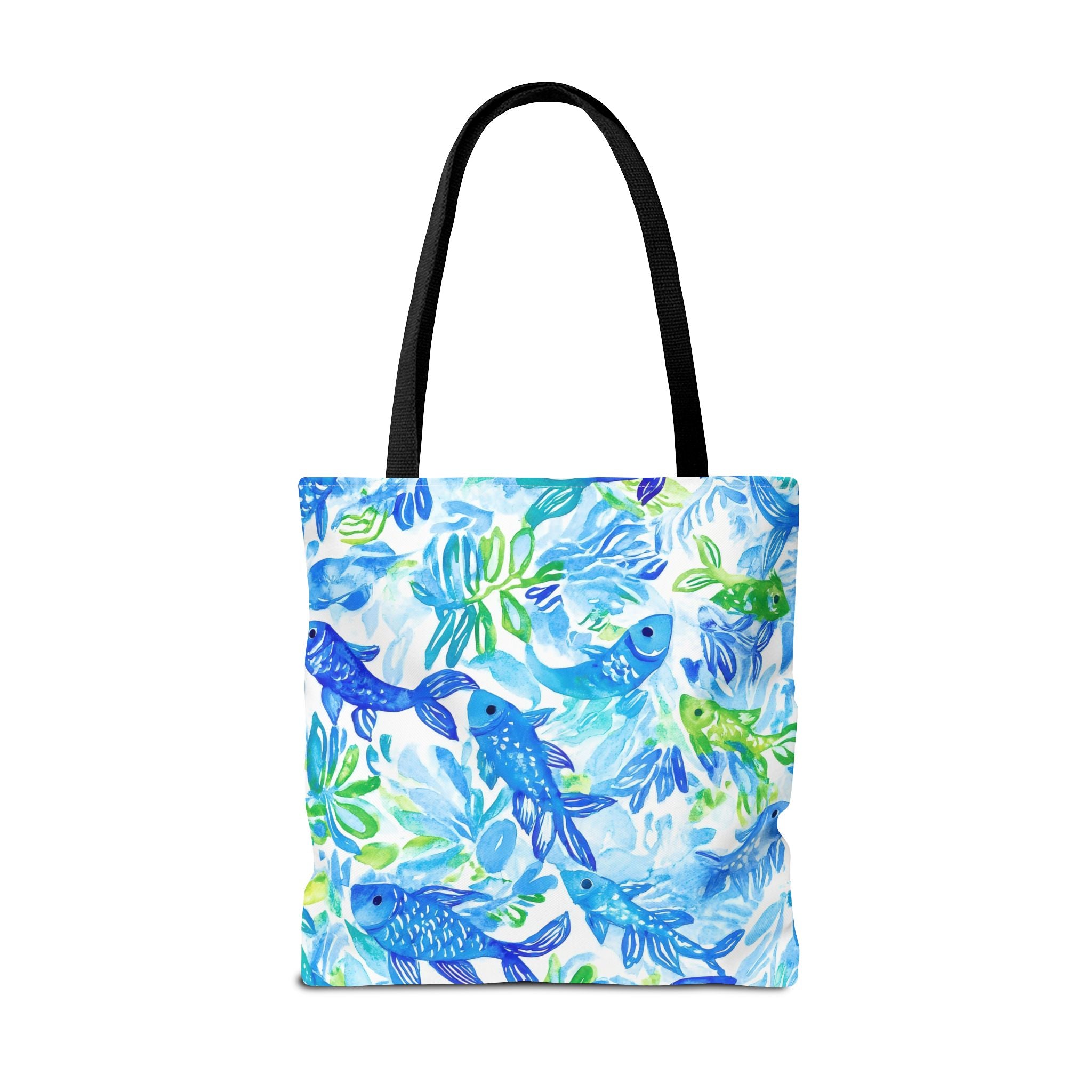 Vibrant Fish- Colorful Fish Tote Bag, Beach Bag, Shopping Tote, Eco-Friendly Reusable Bag, Gift for Ocean Lovers, Summer Accessory