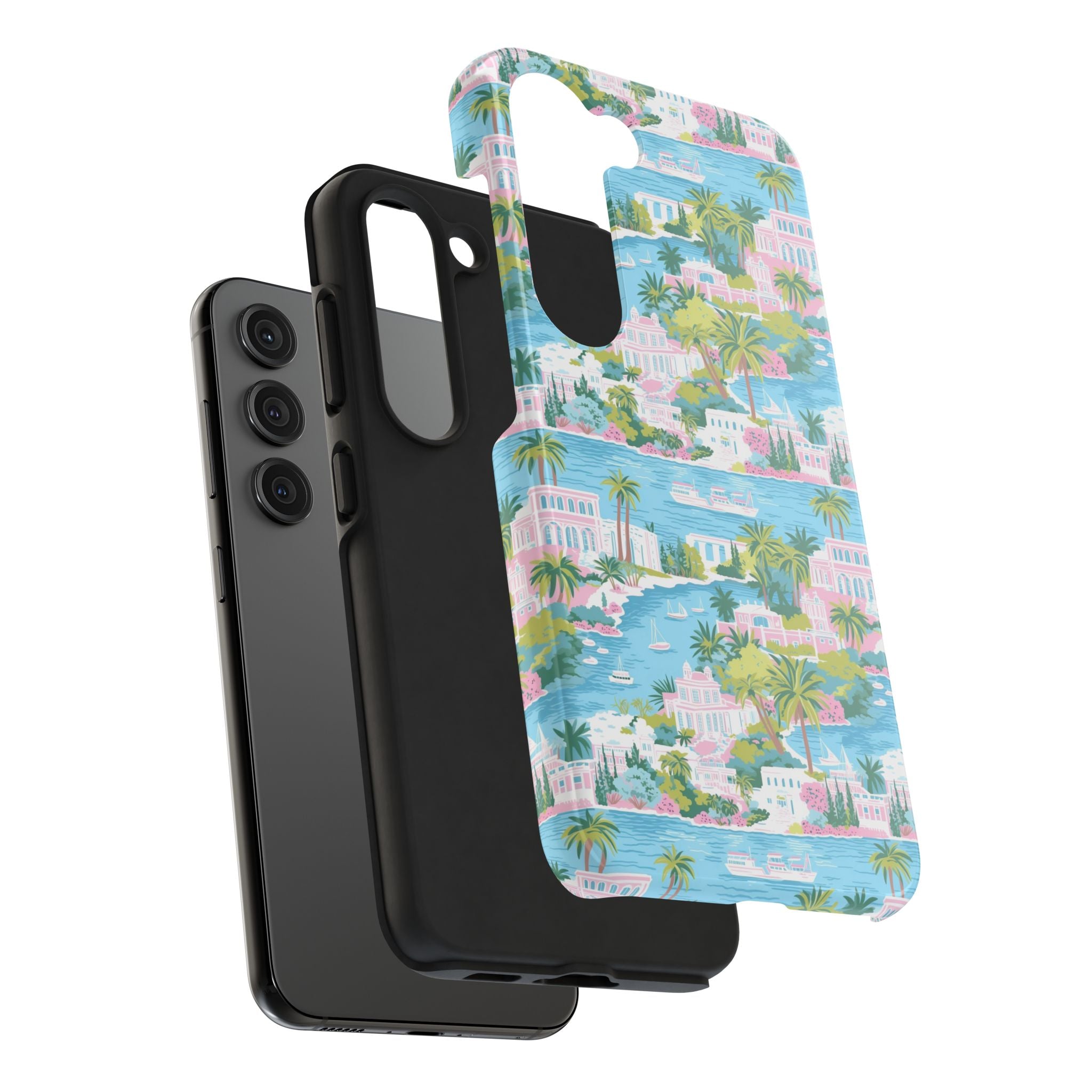 Greek Island - Tropical Phone Cases - Durable Phone Covers, Summer Vibes, Beach-Themed Accessories, Perfect Gift for Travelers