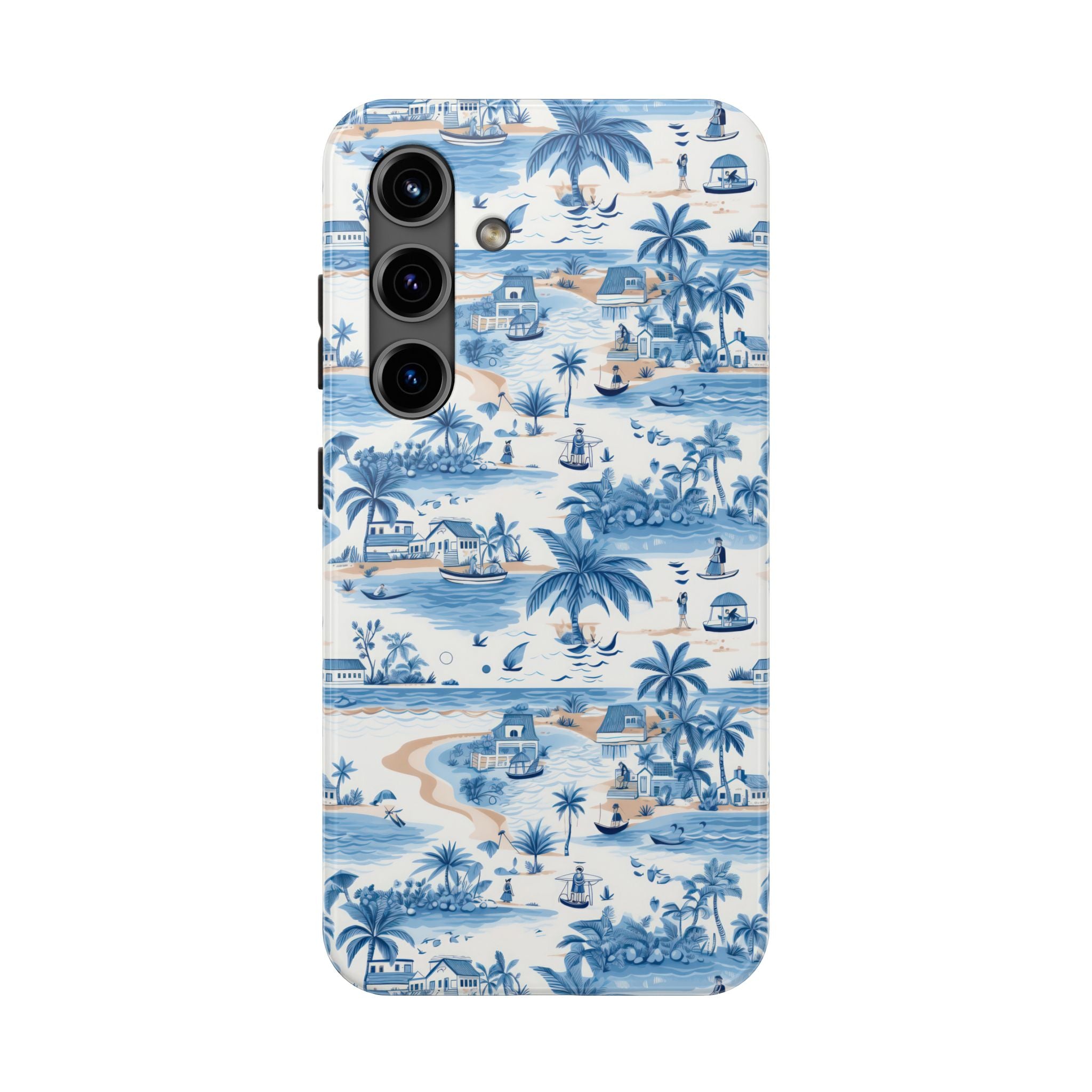 Tropical Blue- Paradise Phone Case - Durable Phone Cover for Beach Lovers, Summer Vibes, Vacation Ready, Gift for Him or Her, Unique Phone [...]