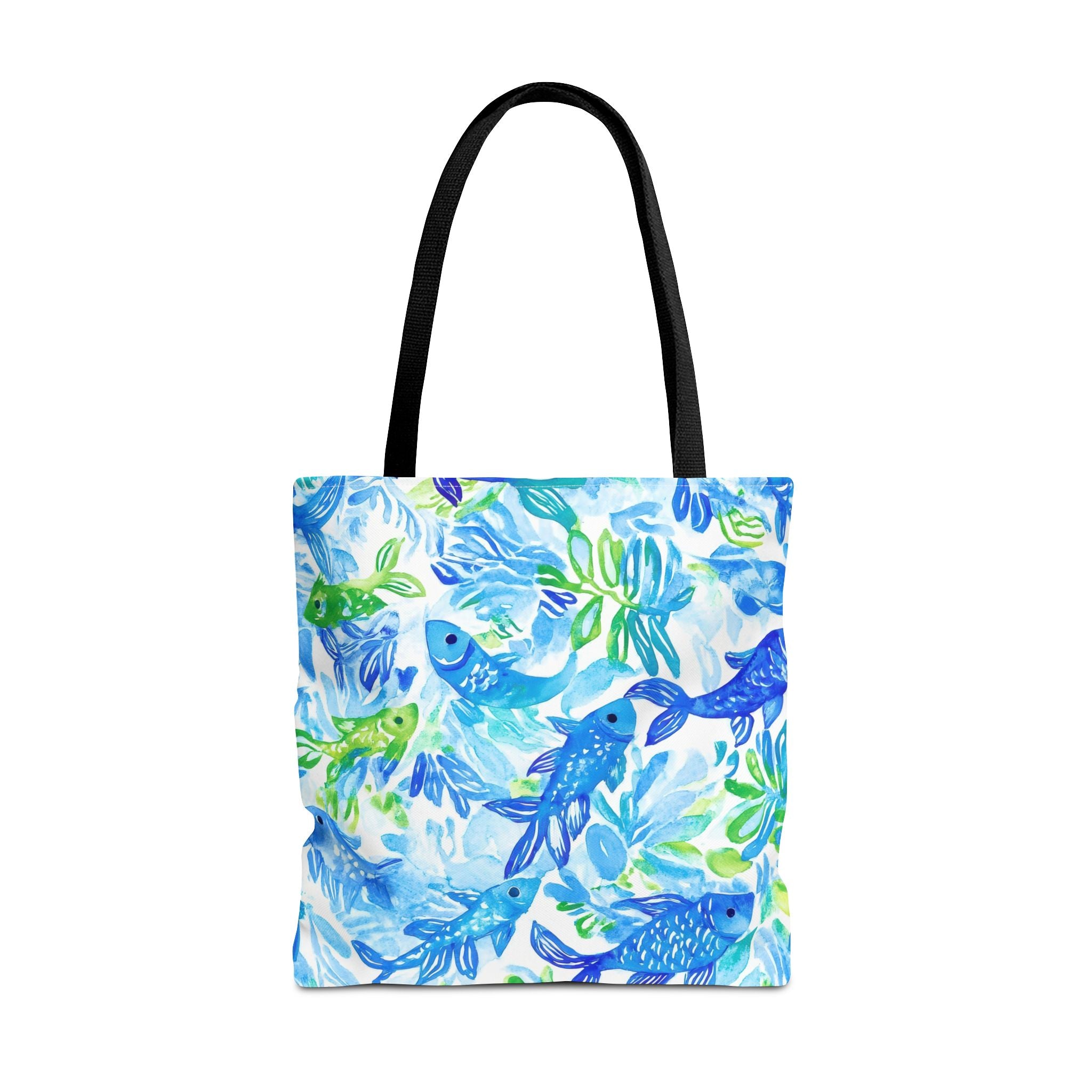 Vibrant Fish- Colorful Fish Tote Bag, Beach Bag, Shopping Tote, Eco-Friendly Reusable Bag, Gift for Ocean Lovers, Summer Accessory