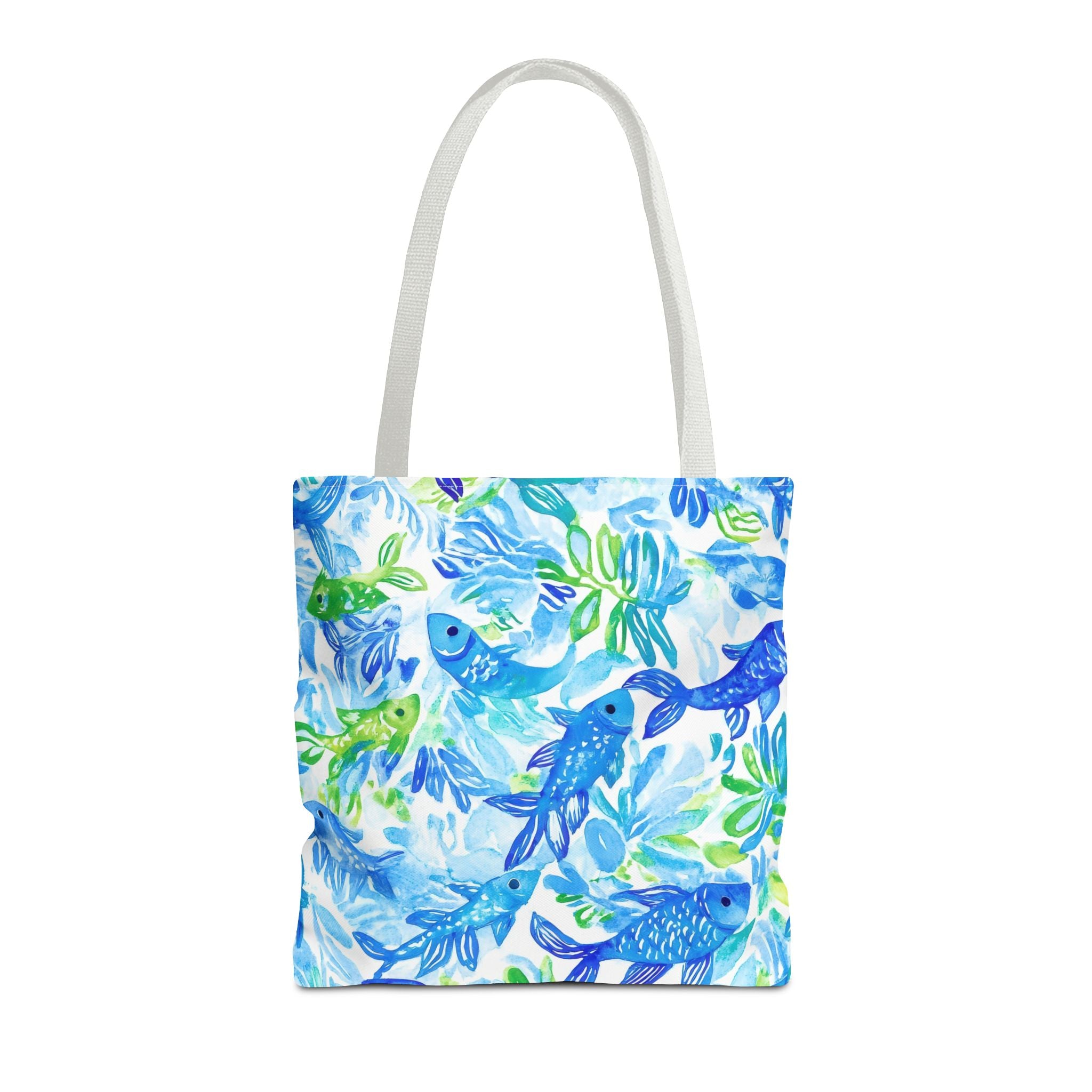 Vibrant Fish- Colorful Fish Tote Bag, Beach Bag, Shopping Tote, Eco-Friendly Reusable Bag, Gift for Ocean Lovers, Summer Accessory