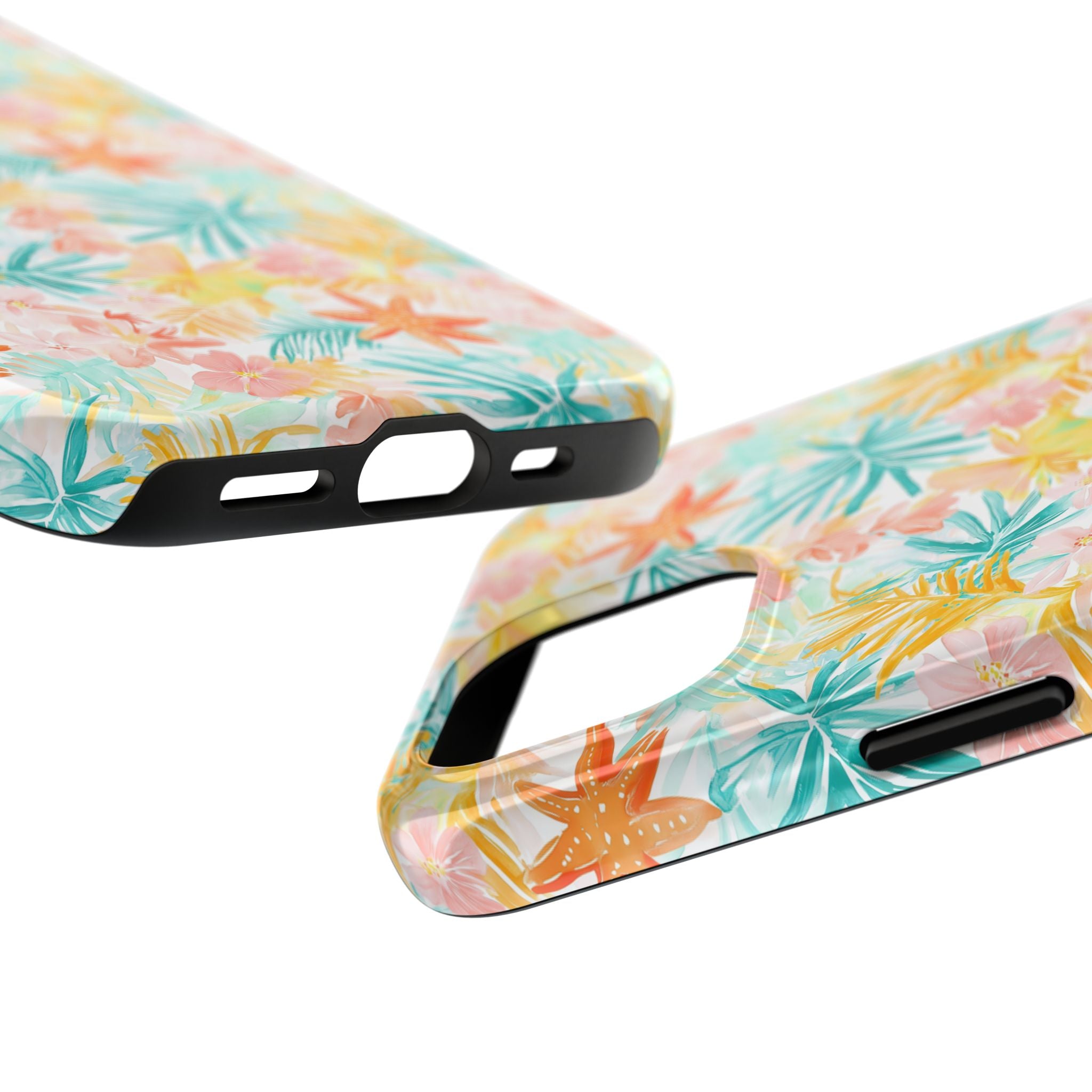 Tropical Starfish - Floral Phone Case - Summer Vibe, Durable Protection, Gift for Beach Lovers, Tropical Decor, Eco-Friendly Design