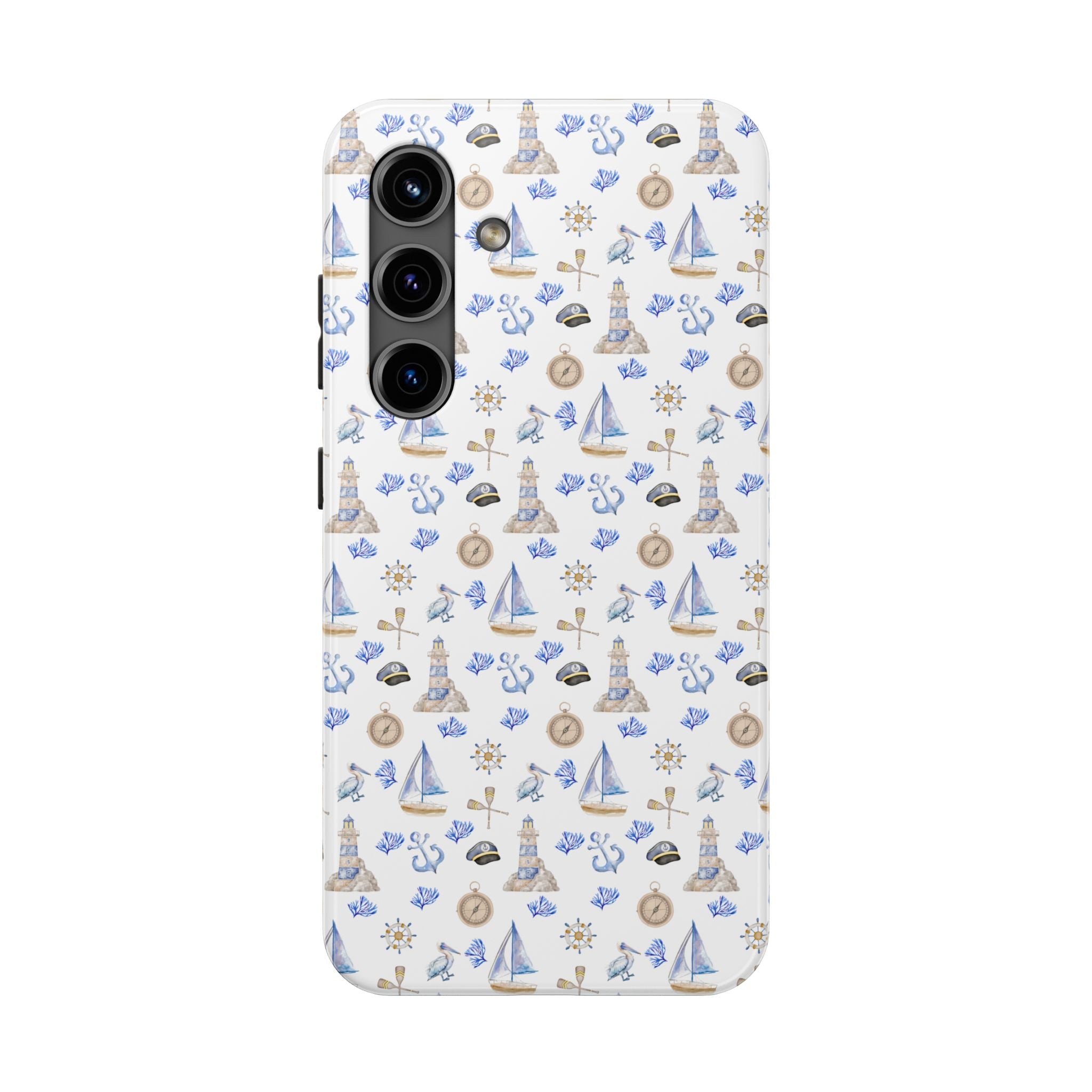Sail Away- Nautical Phone Case - Tough Sea Adventure Phone Cover, Gifts for Beach Lovers, Summer Decor, Ocean-Inspired Protection