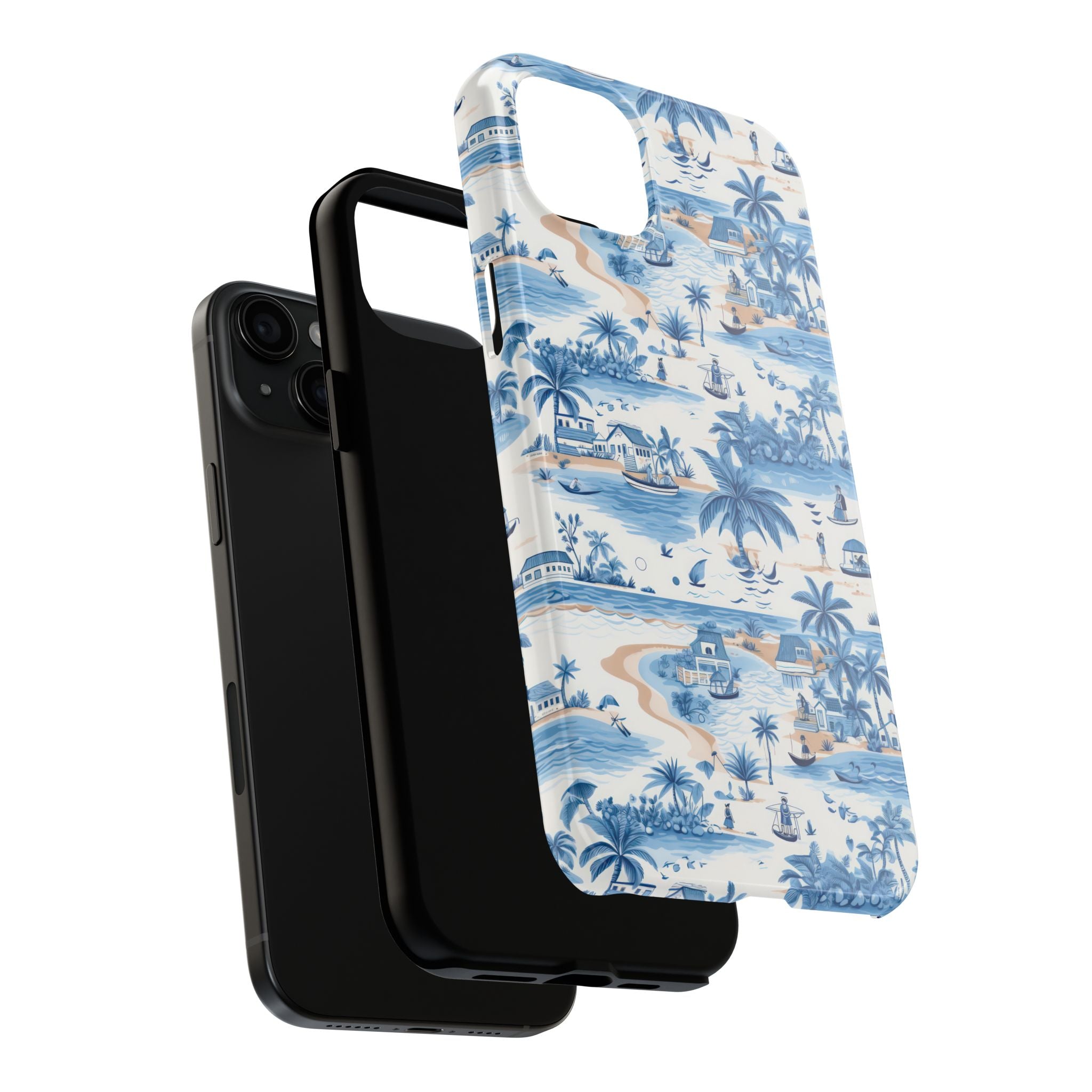 Tropical Blue- Paradise Phone Case - Durable Phone Cover for Beach Lovers, Summer Vibes, Vacation Ready, Gift for Him or Her, Unique Phone [...]