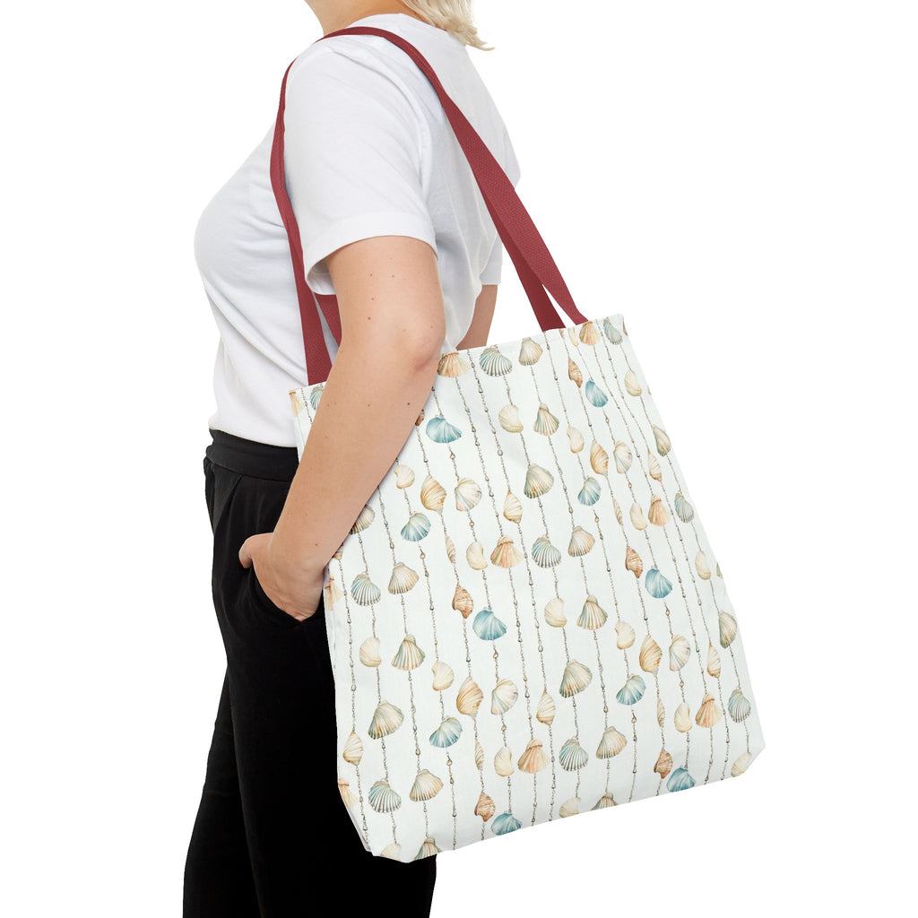 Seashell Lovers- Chic Patterns Tote Bag, Stylish Handbag, Reusable Shopping Tote, Beach Bag, Gift for Her, Eco-Friendly Bag, Casual Purse