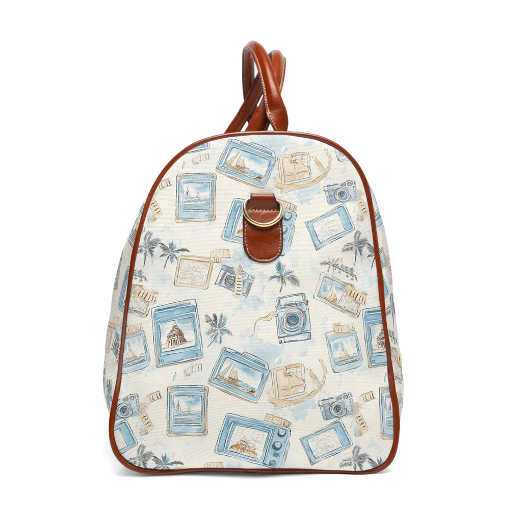 Vintage Vacay- Waterproof Travel Bag for Adventurers, Weekend Getaways, Beach Days, Vacation Ready, Waterproof Luggage, Travel Essentials, Stylish [...]