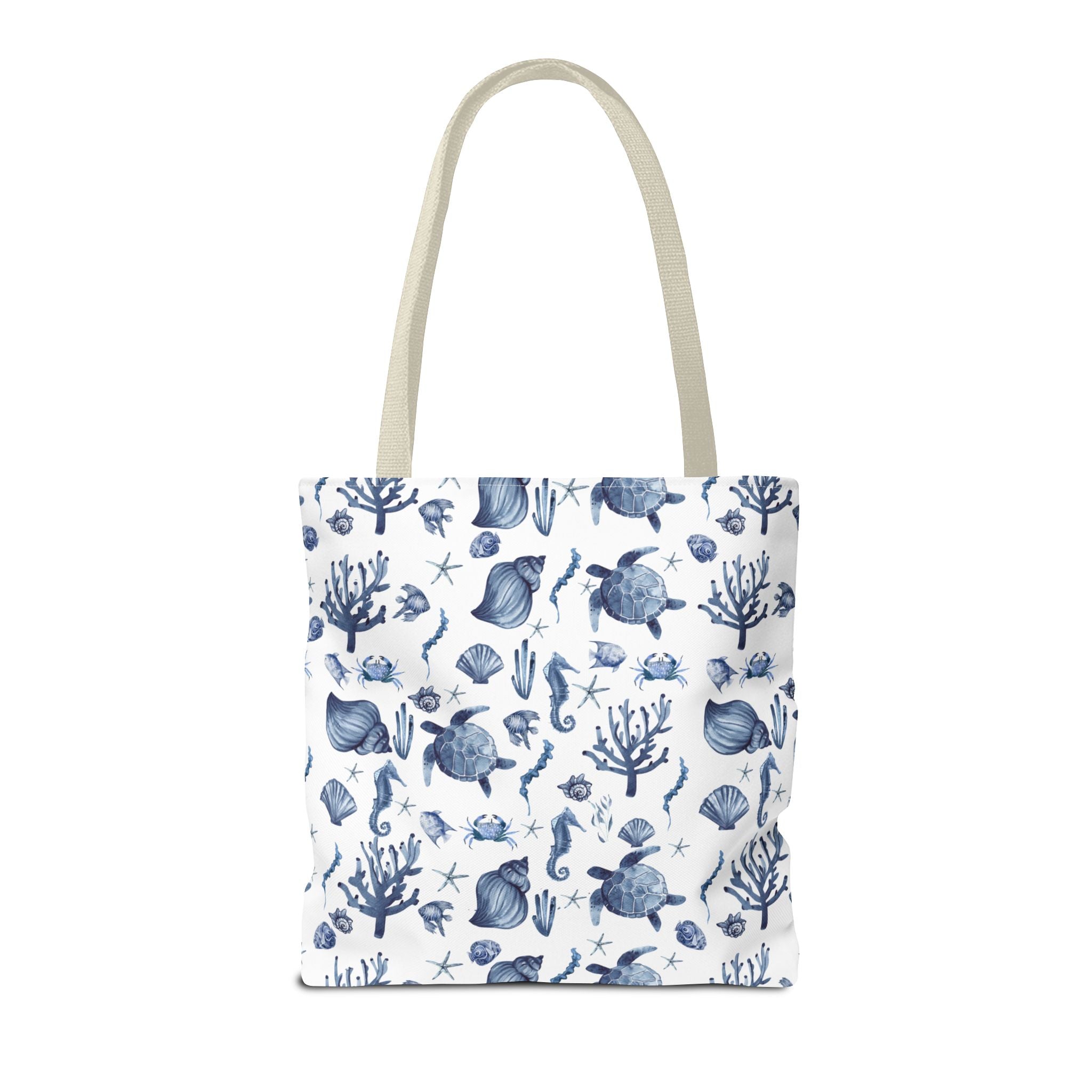 Deep Blue Sea - Coastal fish Dreams Tote Bag, Ocean-Inspired Beach Bag, Nautical Gift for Her, Summer Essentials, Travel Tote, Marine Animal Design