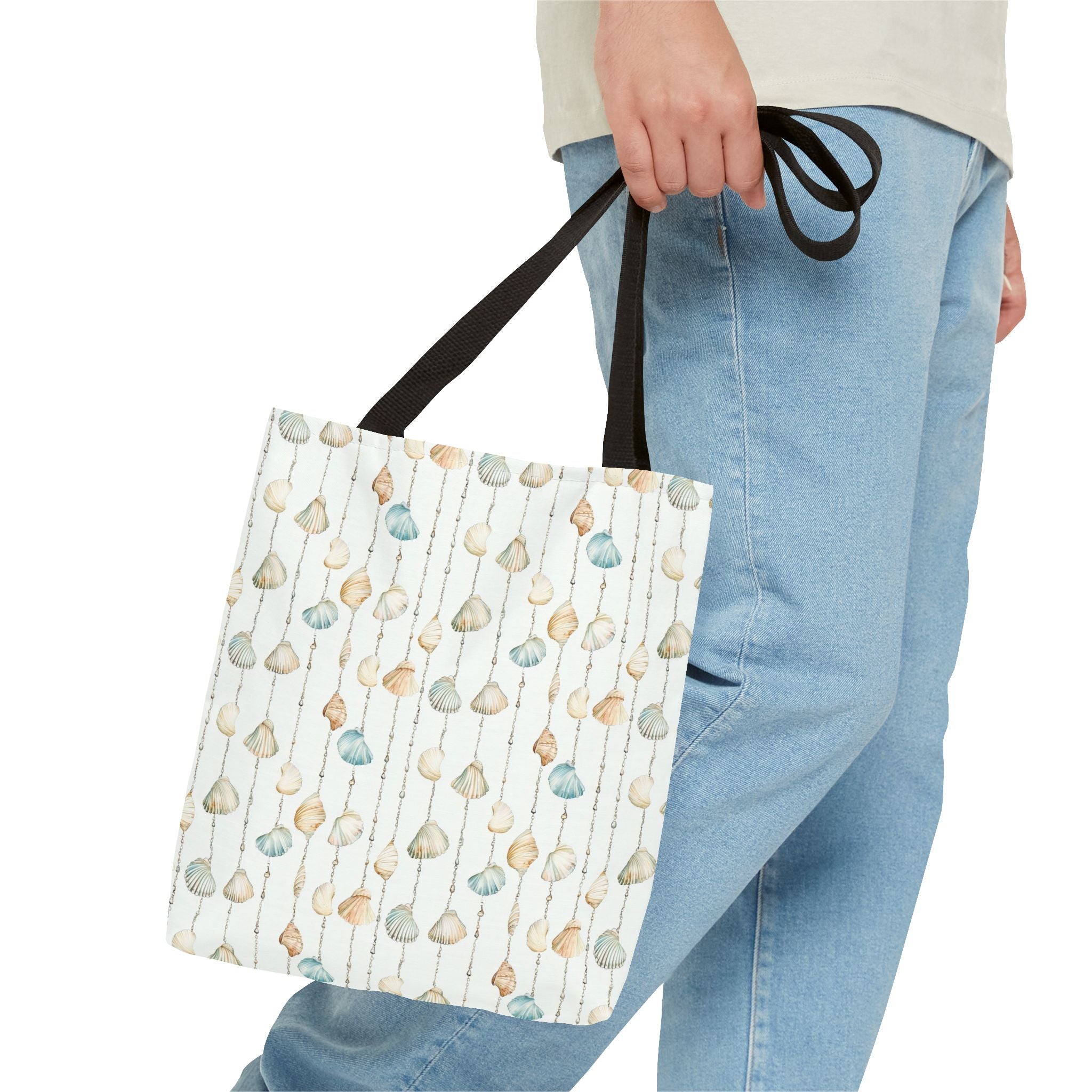 Seashell Lovers- Chic Patterns Tote Bag, Stylish Handbag, Reusable Shopping Tote, Beach Bag, Gift for Her, Eco-Friendly Bag, Casual Purse