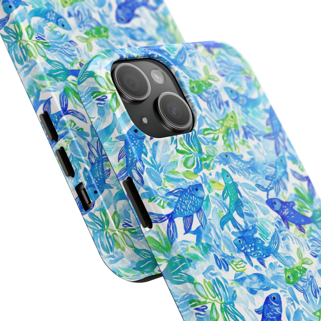 Vibrant Fish- Stylish Tough Phone Cases, Ocean-Inspired Protection, Gift for Nature Lovers, Durable Phone Cover, Summer Vibes Essential